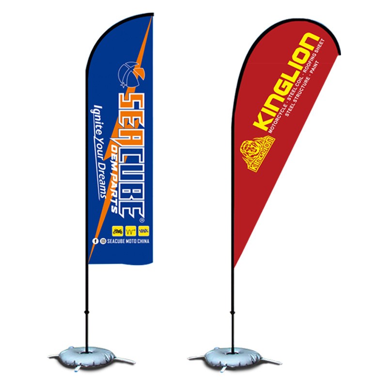 Complete 18ft Feather Flag Kit