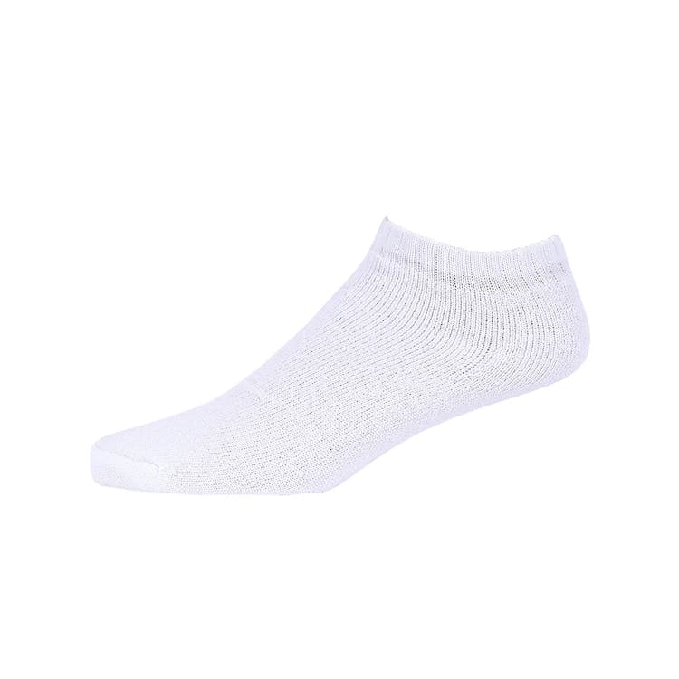 Men's Spak No-Show Sports Socks - White Size 9-11 4 Pack 3