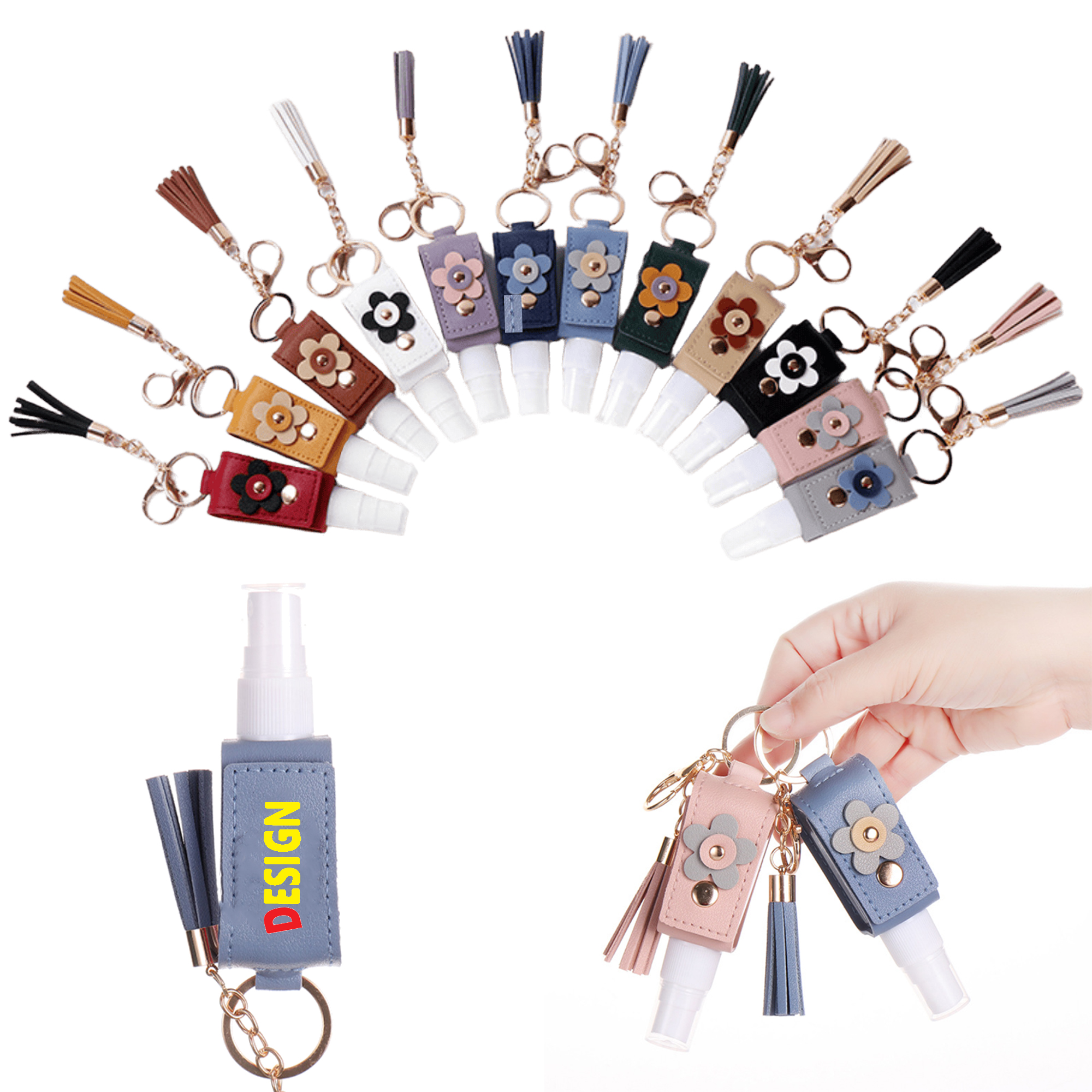 Reusable Travel Bottle Keychain