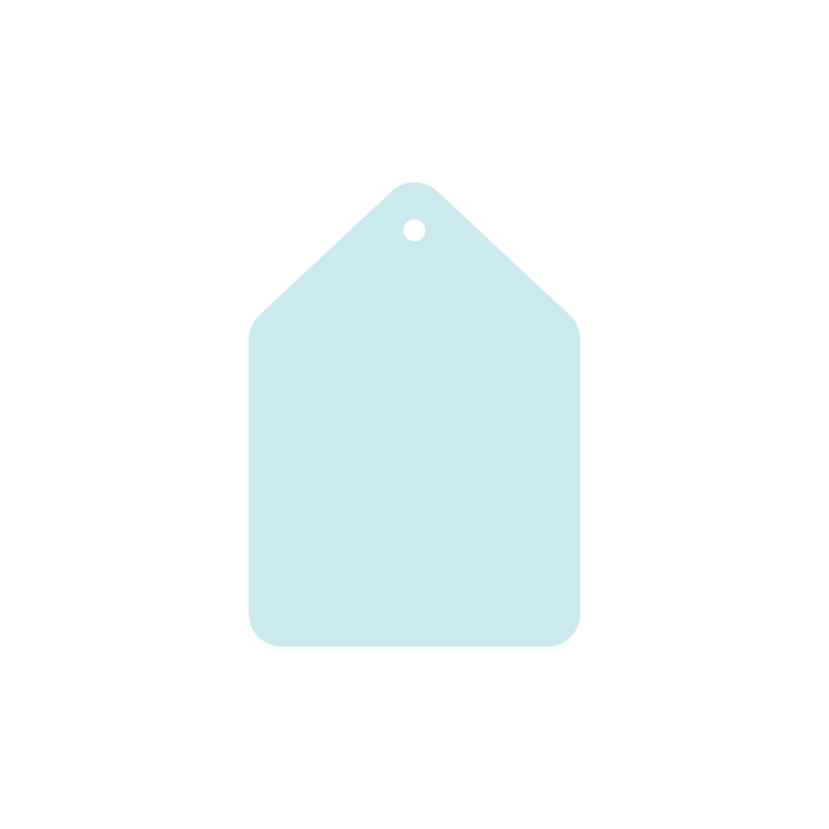 Promo Tag Card Stock 12 pt 01 - 15 sq in White (Stock Shape #) Digital Print 29