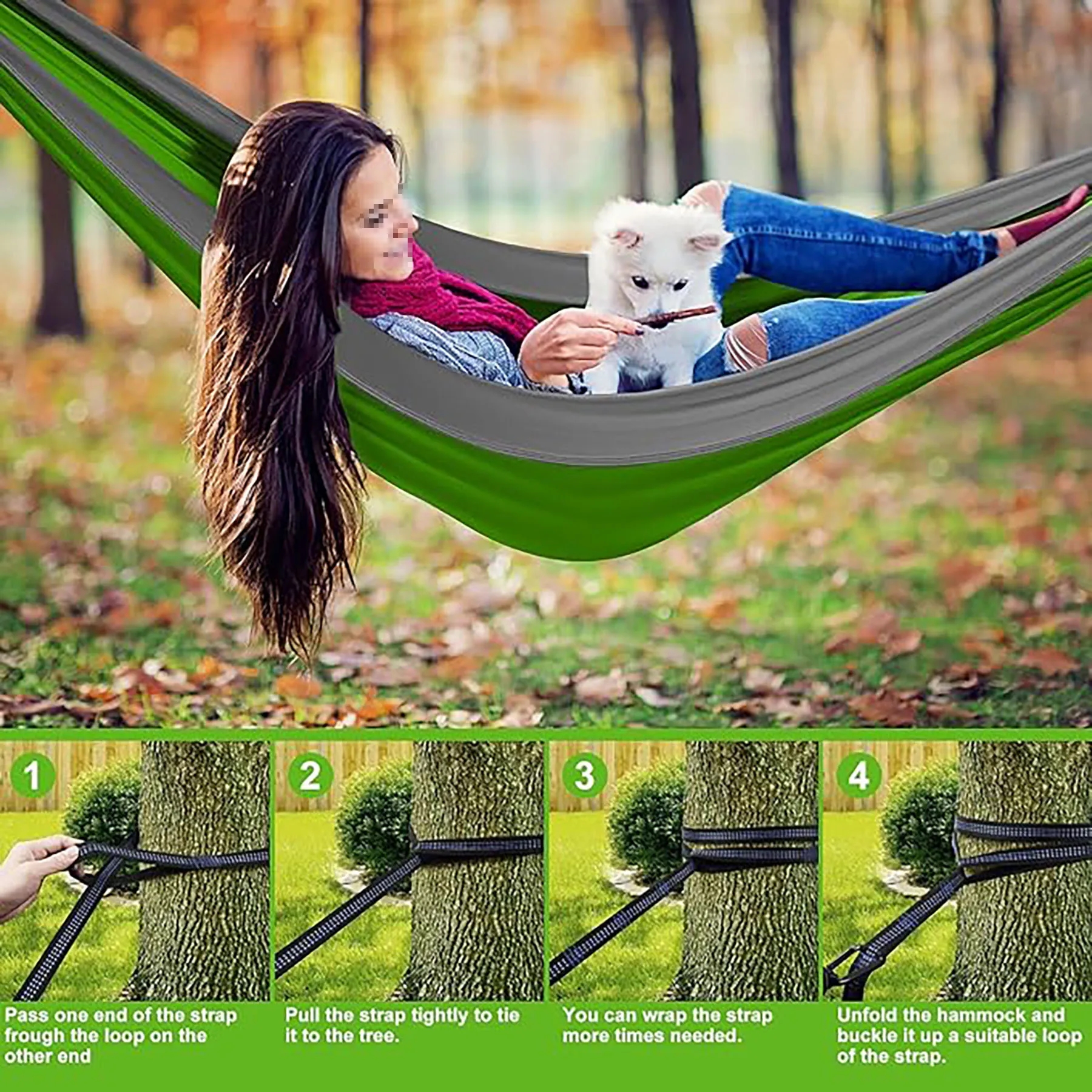 Camping Hammock with Mosquito Net 35