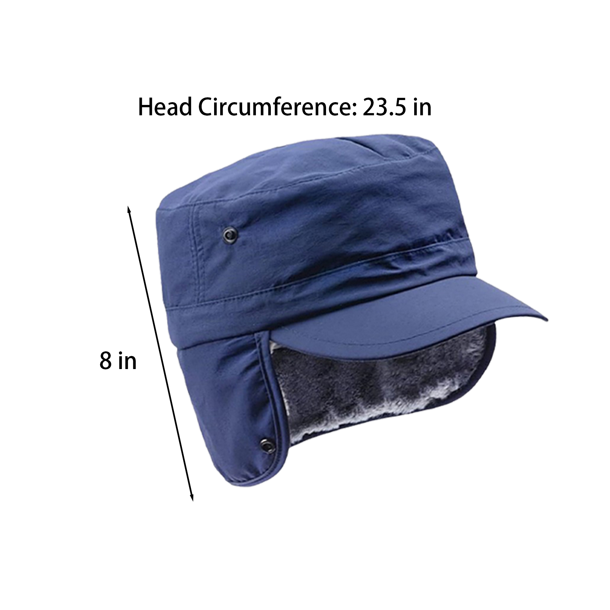 Nylon Waterproof And Warm Military Winter Hat 14