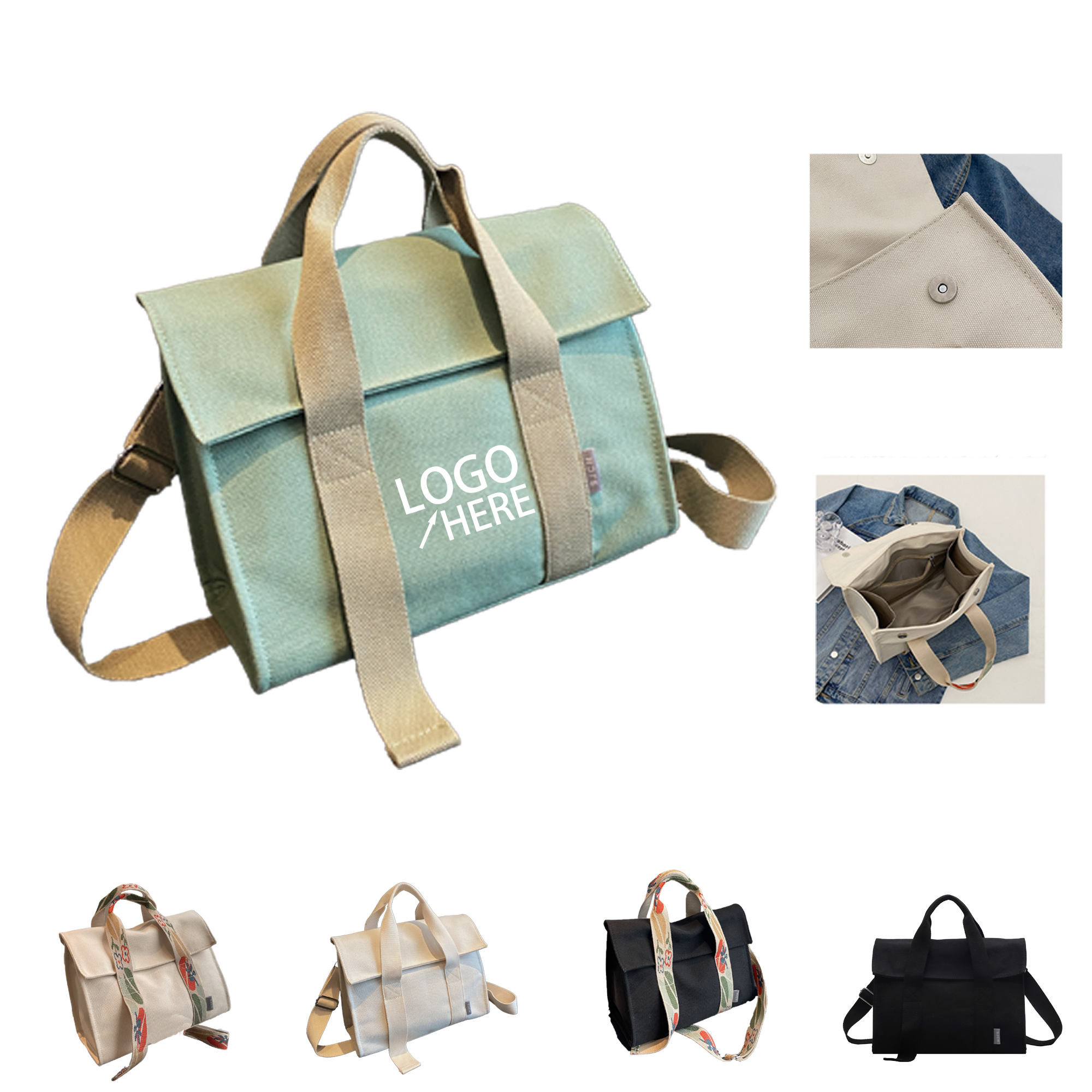 Artistic Canvas Shopping Bag 2