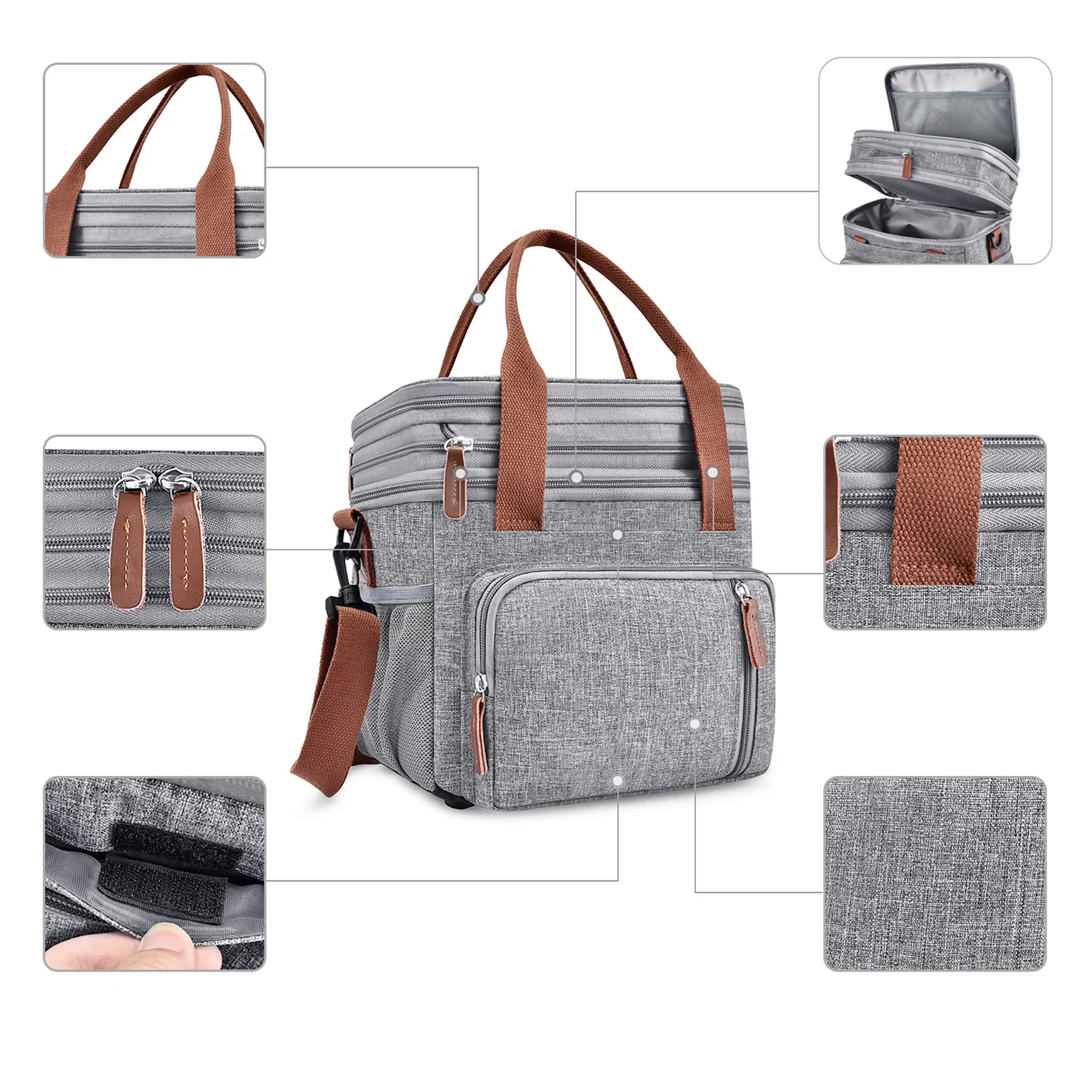 Dual Insulated Cooler Bag 15