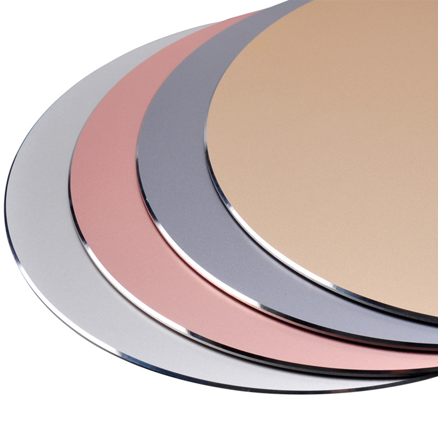 Premium Aluminum Pad Double Side Leather Mouse Mat