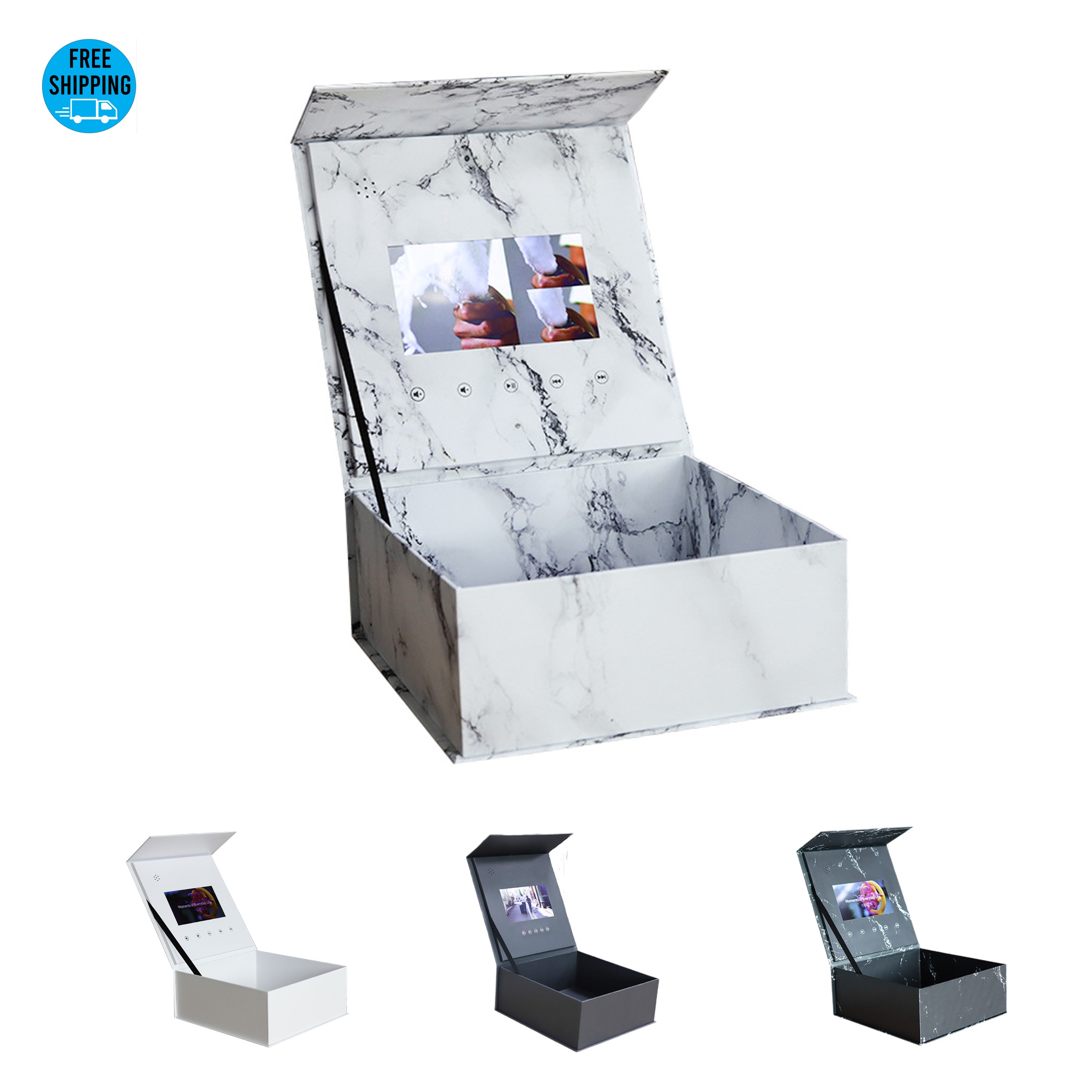 Video Player Gift Box with 7" Screen - OCEAN