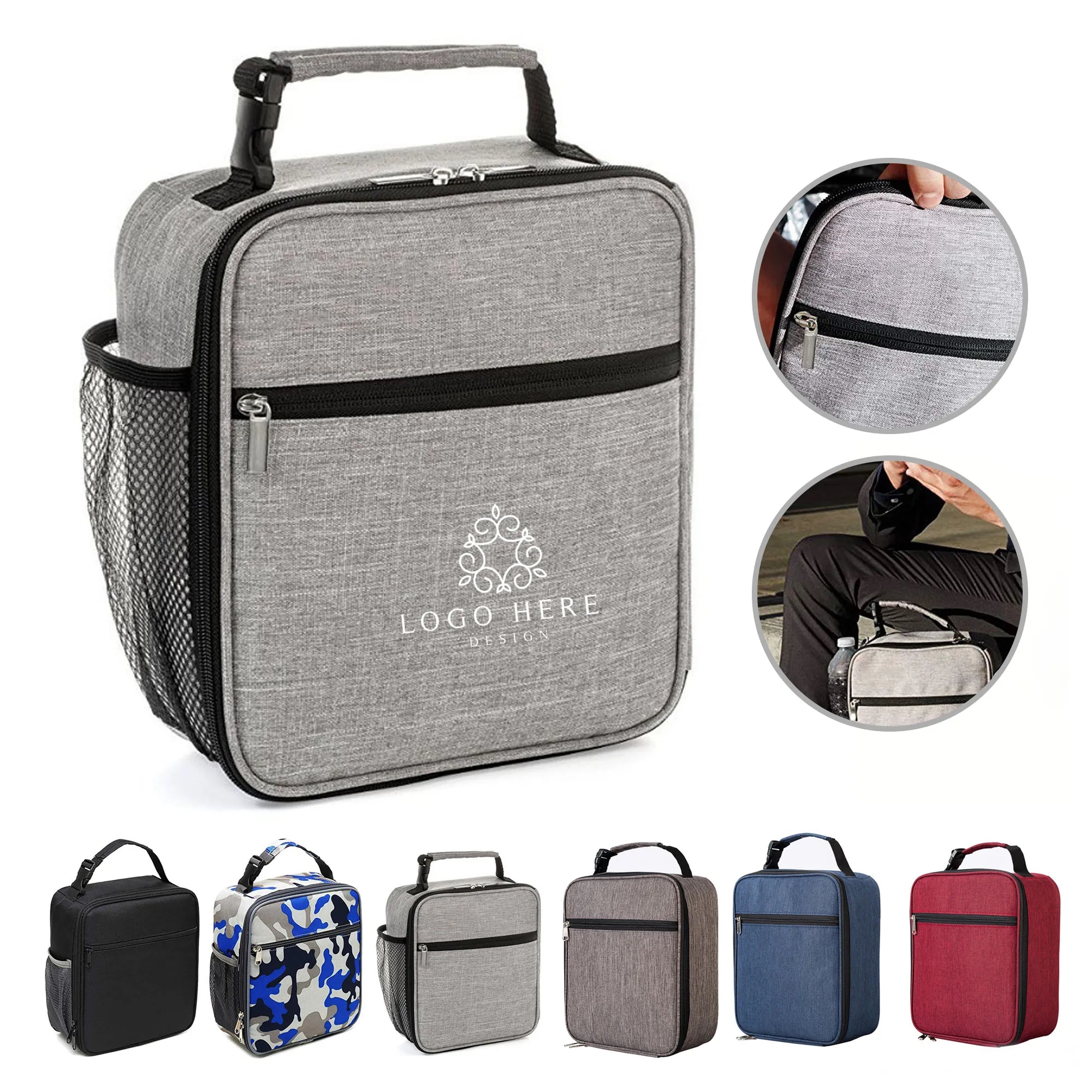 Oxford Insulated Lunch Bag Box