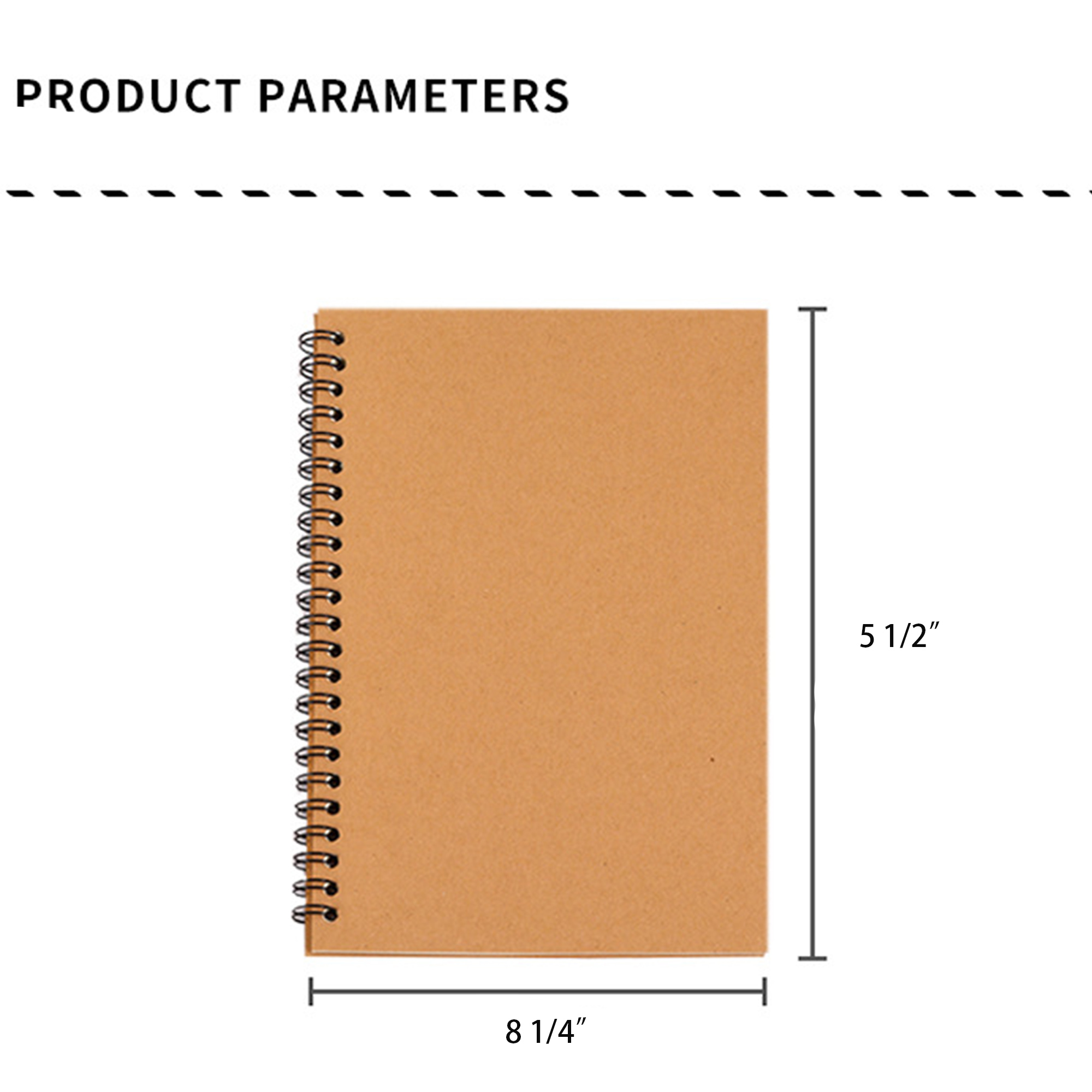 Vintage Kraft Paper Coil Book 5