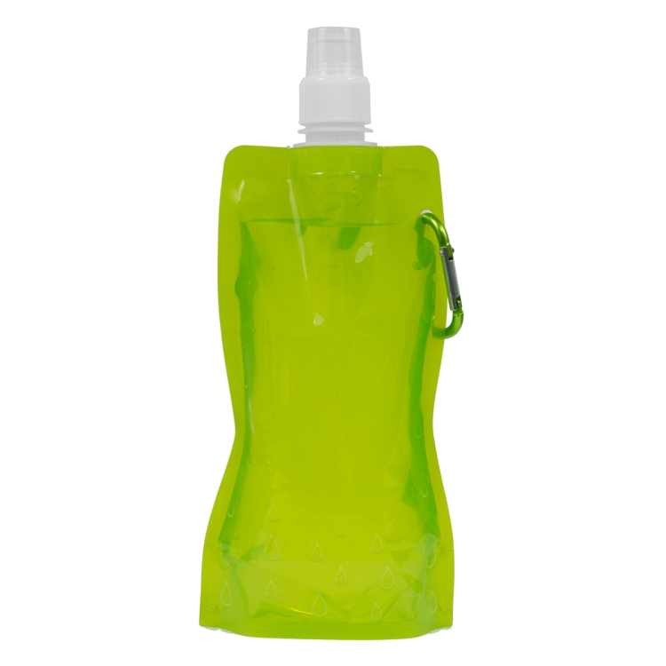 "Roll Up" 18 oz Foldable and Reusable Water Bottle with Matching Carabiner 47