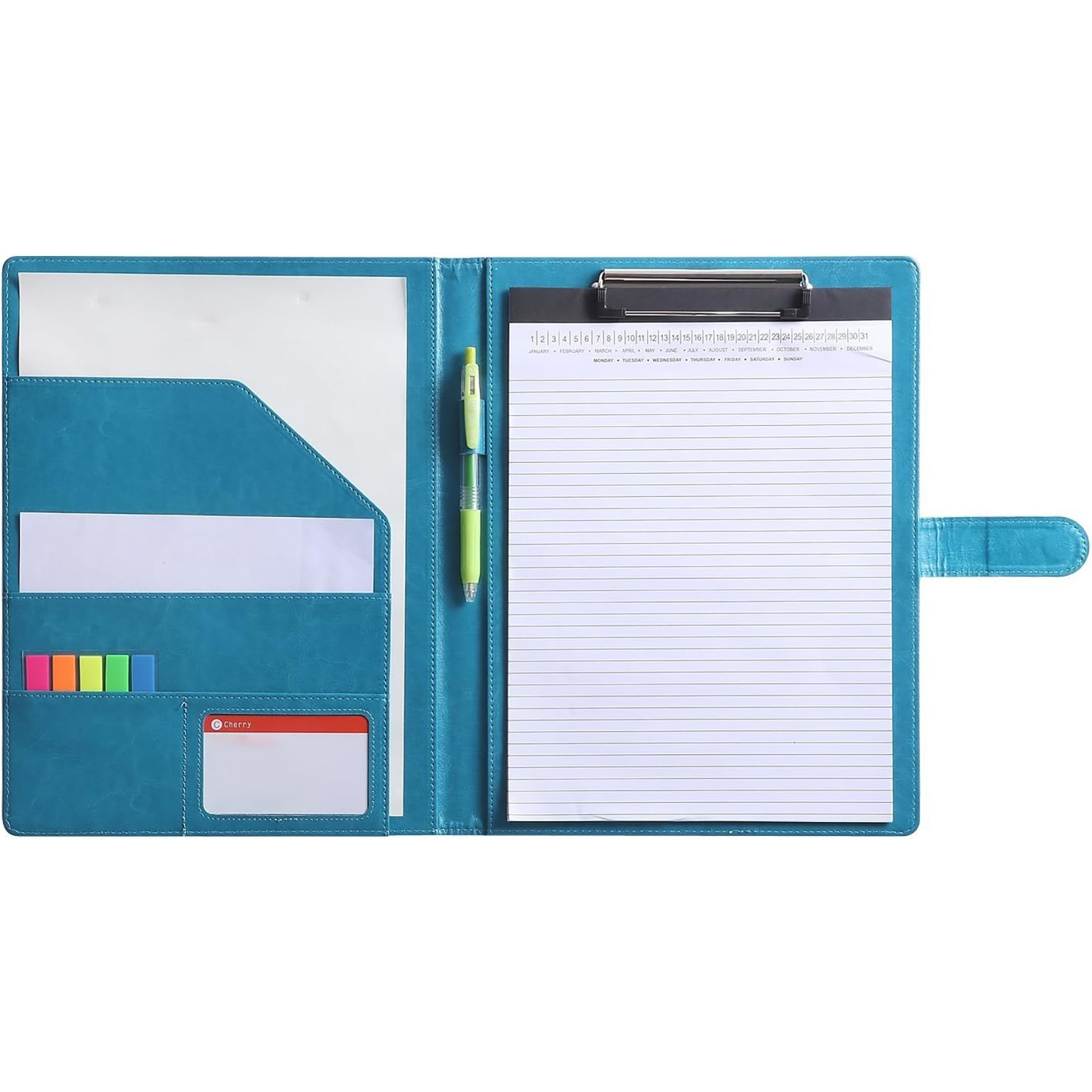Faux Leather Storage Clipboard 4