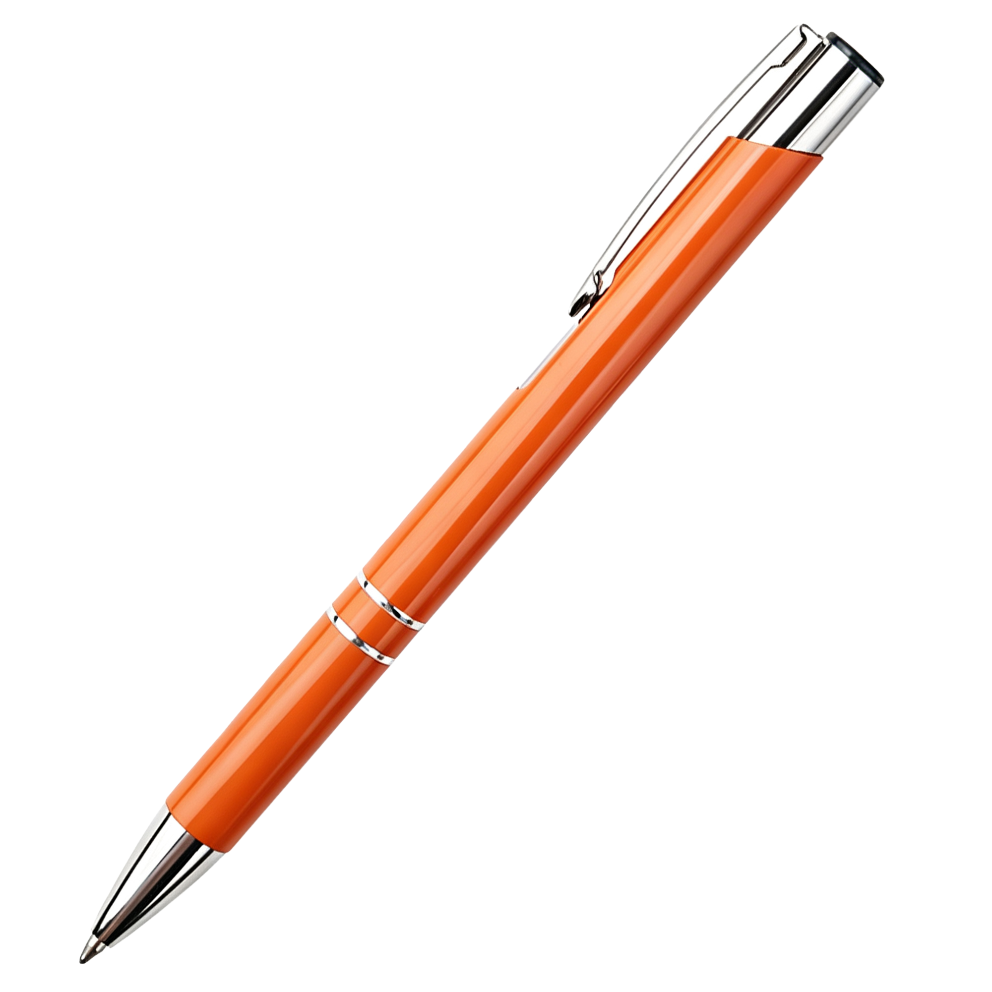Retractable Metal Ballpoint Pen Black Ink 2