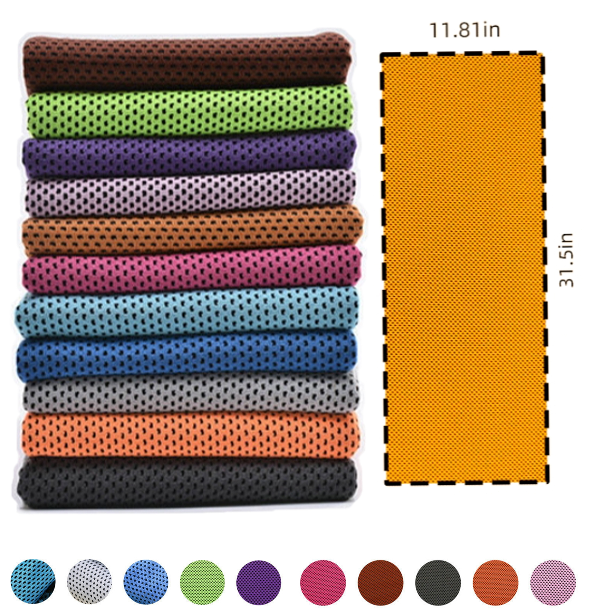 31.5"x11.81" Microfiber Cooling Towel 3