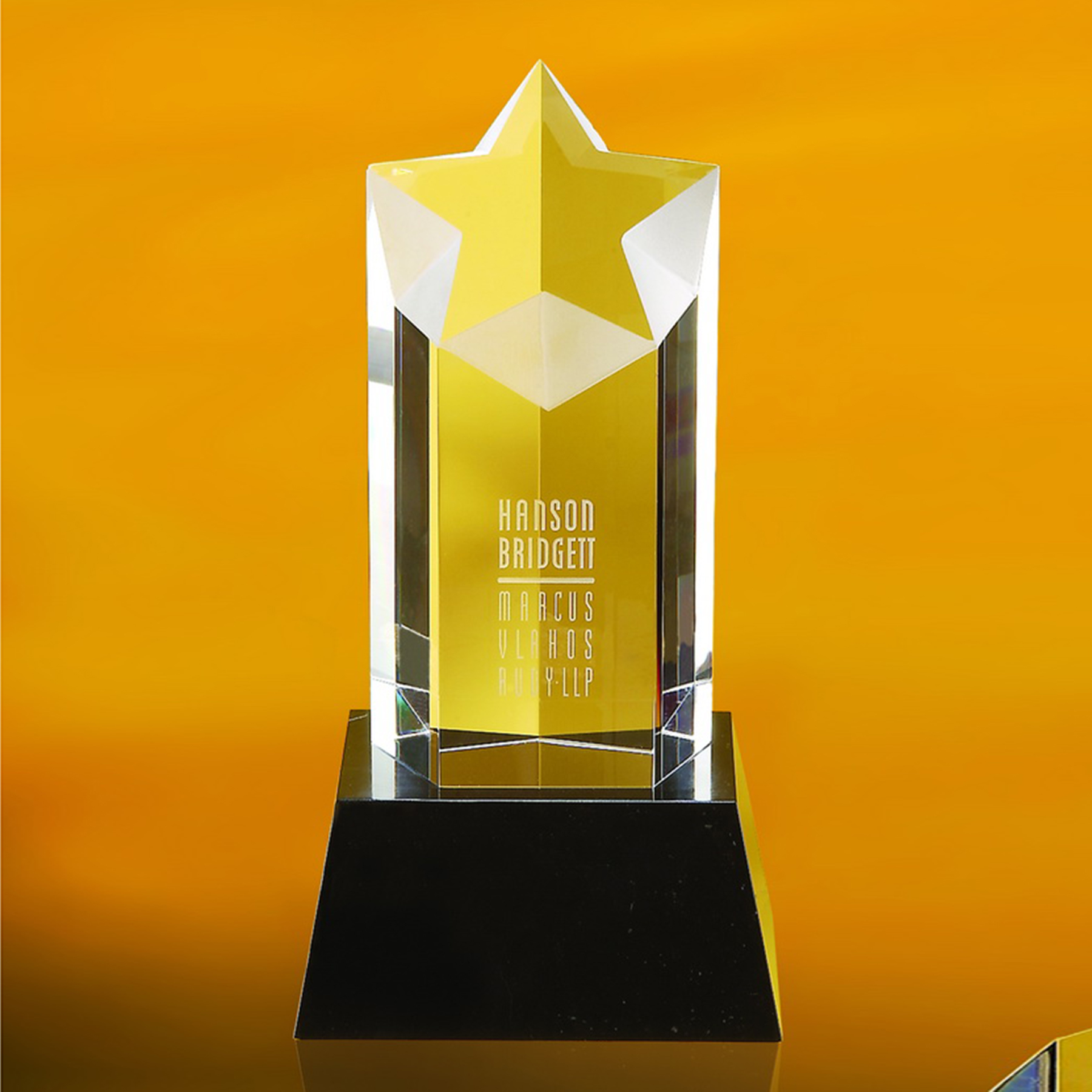 8" Crystal Award-Star_D162CA