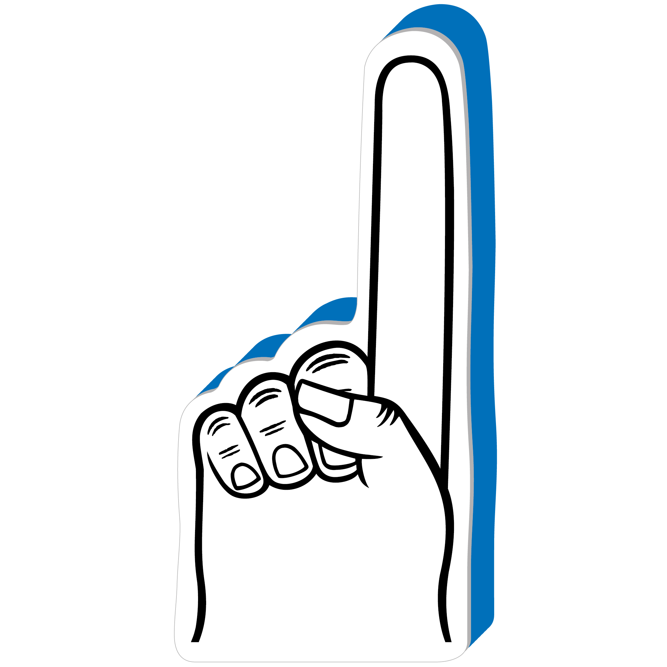 16" Signature Foam Hand 66