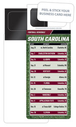 Pro Football Schedule Magnet - Peel and Stick Business Card (3.5x9)