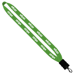 3/4" Cotton Lanyard with Plastic Snap-Buckle Release & Swivel Hook