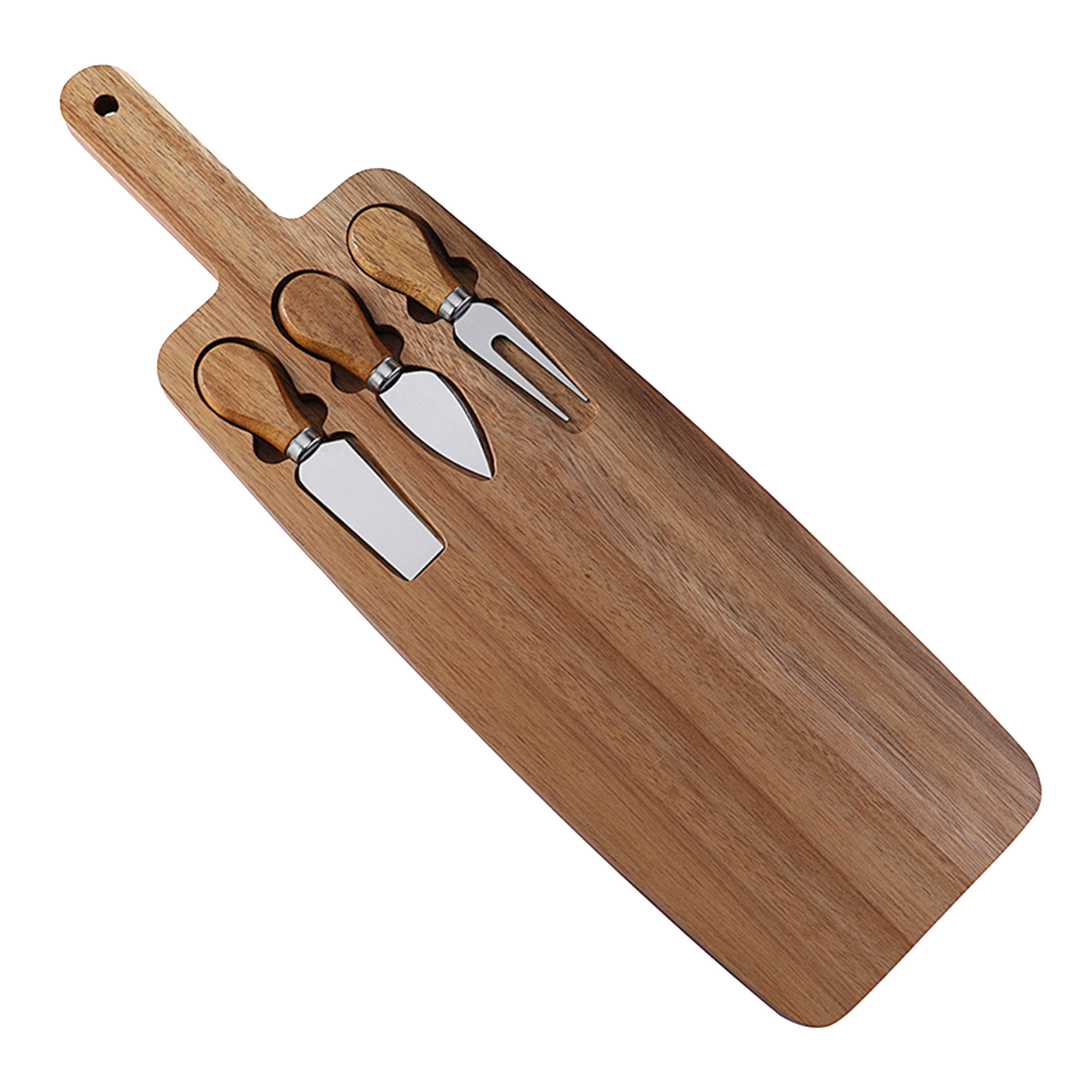 Cheese Knife and Fork Set with Board 9
