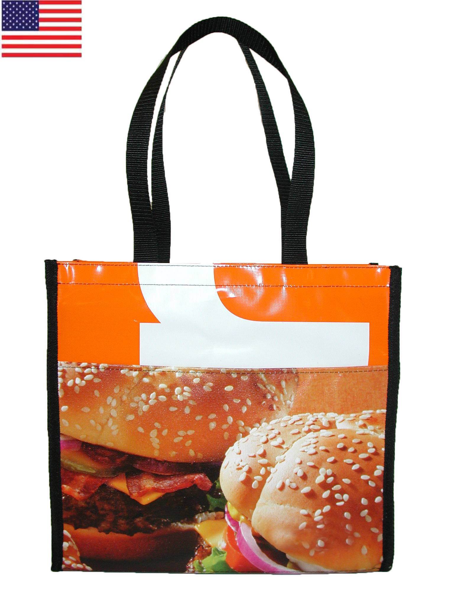 Billboard Recycled Banner Tote Bag 14x4x13"
