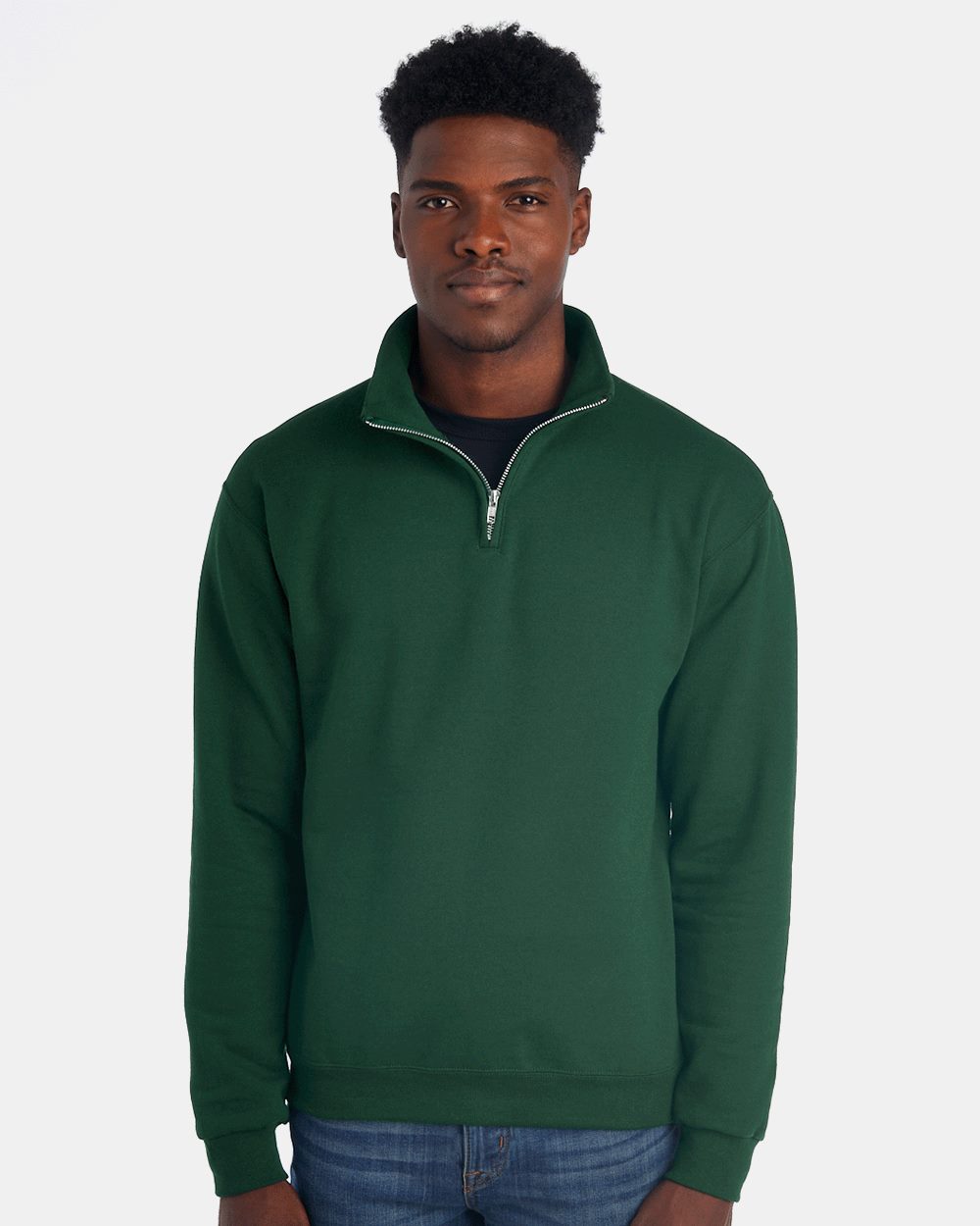 Unisex Nublend Cadet Collar Quarter-Zip Sweatshirt - 995MR