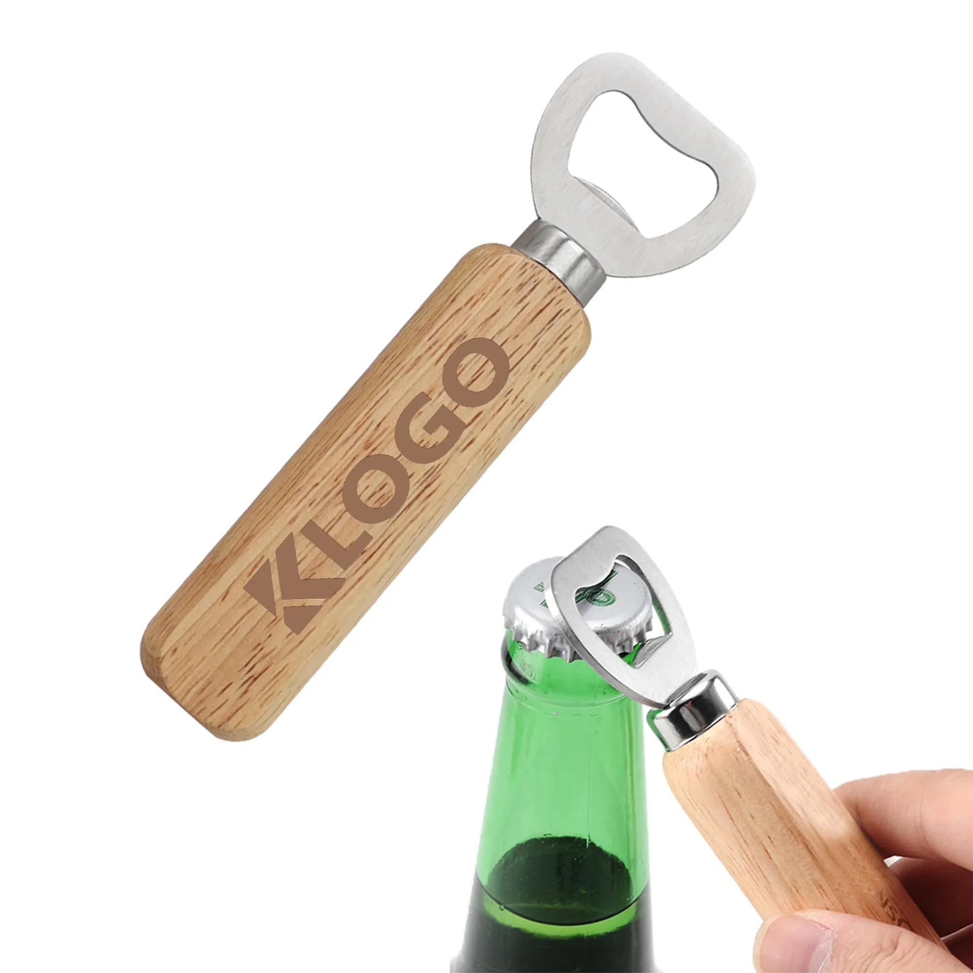 Wooden Handheld Bottle Opener 6