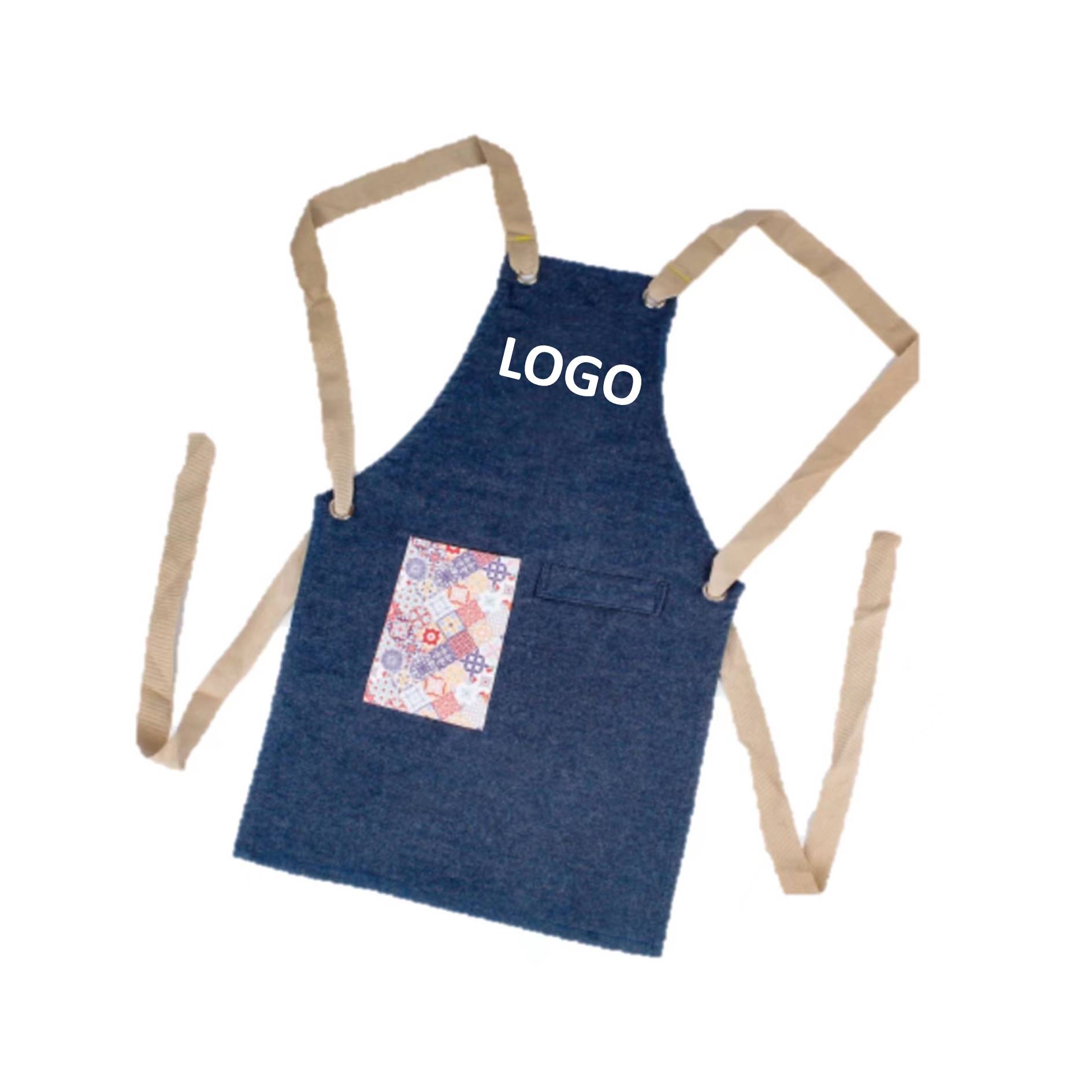Cotton Denim Bib Apron