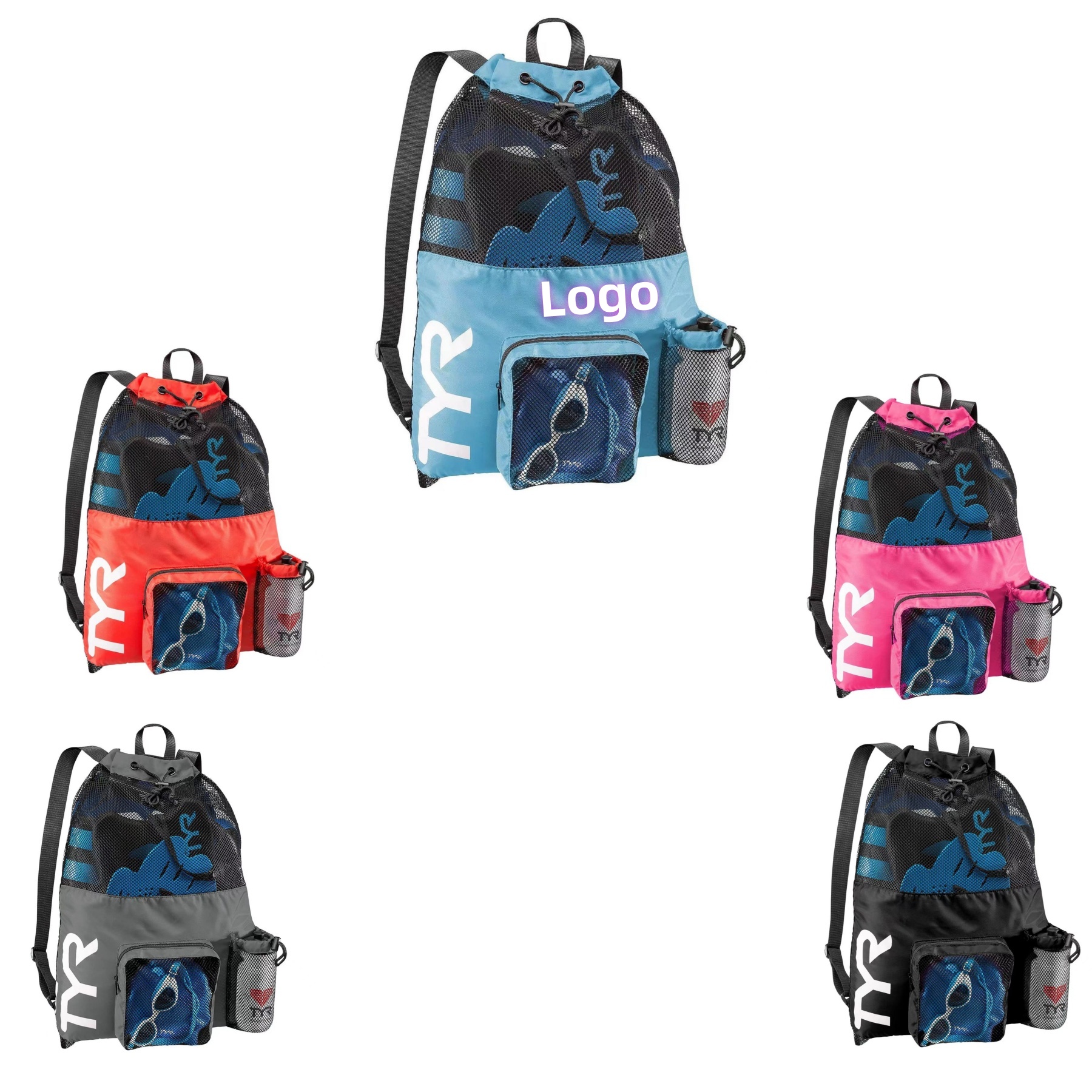 Large Mesh BackpackFor Beach&Travel&Wet Swimming&Gym and Workout Gear