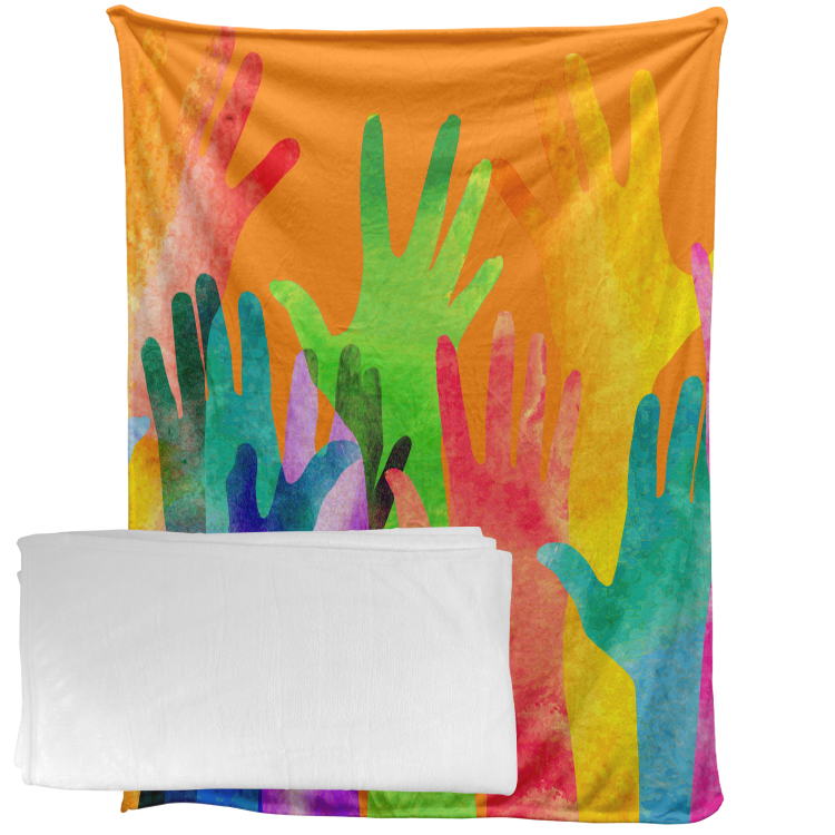Oversized Silky Soft Plush Full Color Blanket 5