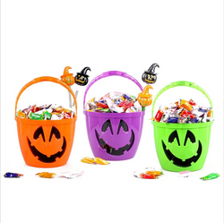 Pumpkin Light Handle Halloween Bucket