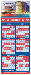 Magna-Card Business Card Magnet - Baseball Schedules (3.5 x 9)