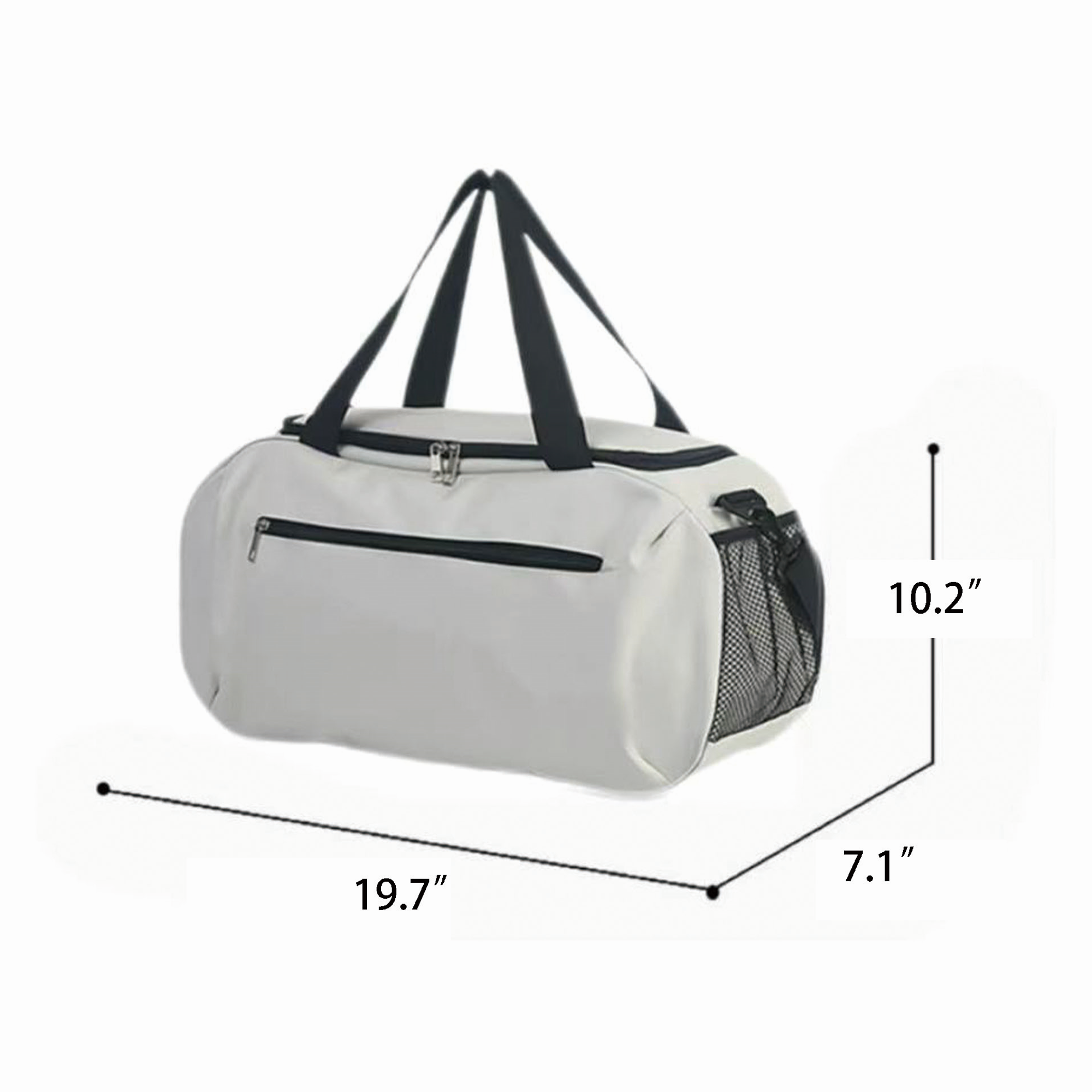 Contemporary Mod-Style Duffel Bag 5