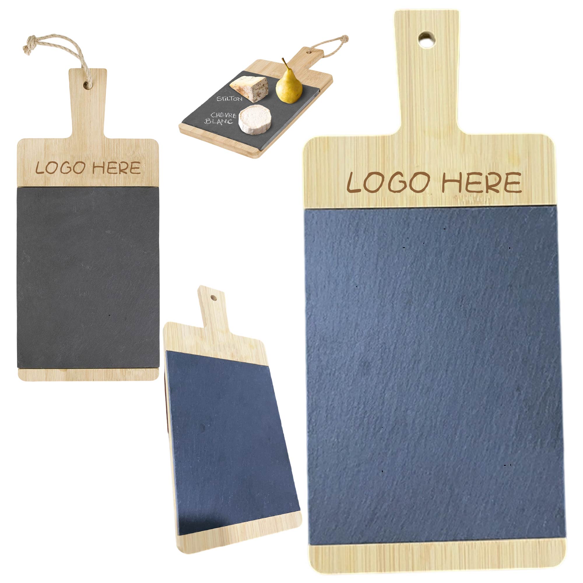 Bamboo Slate Cheese Board