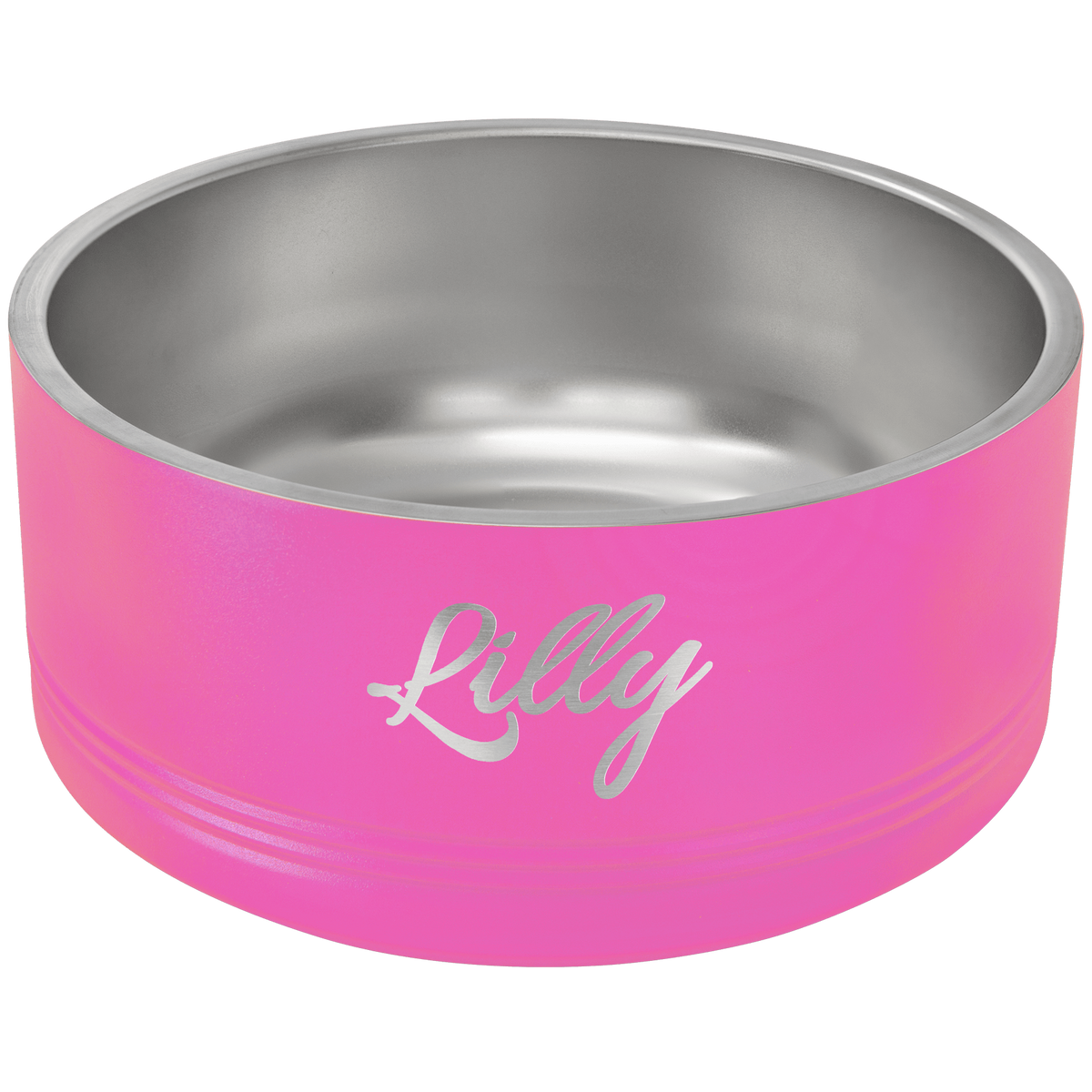 Polar Camel 64 oz. Large Pink Pet Bowl 3
