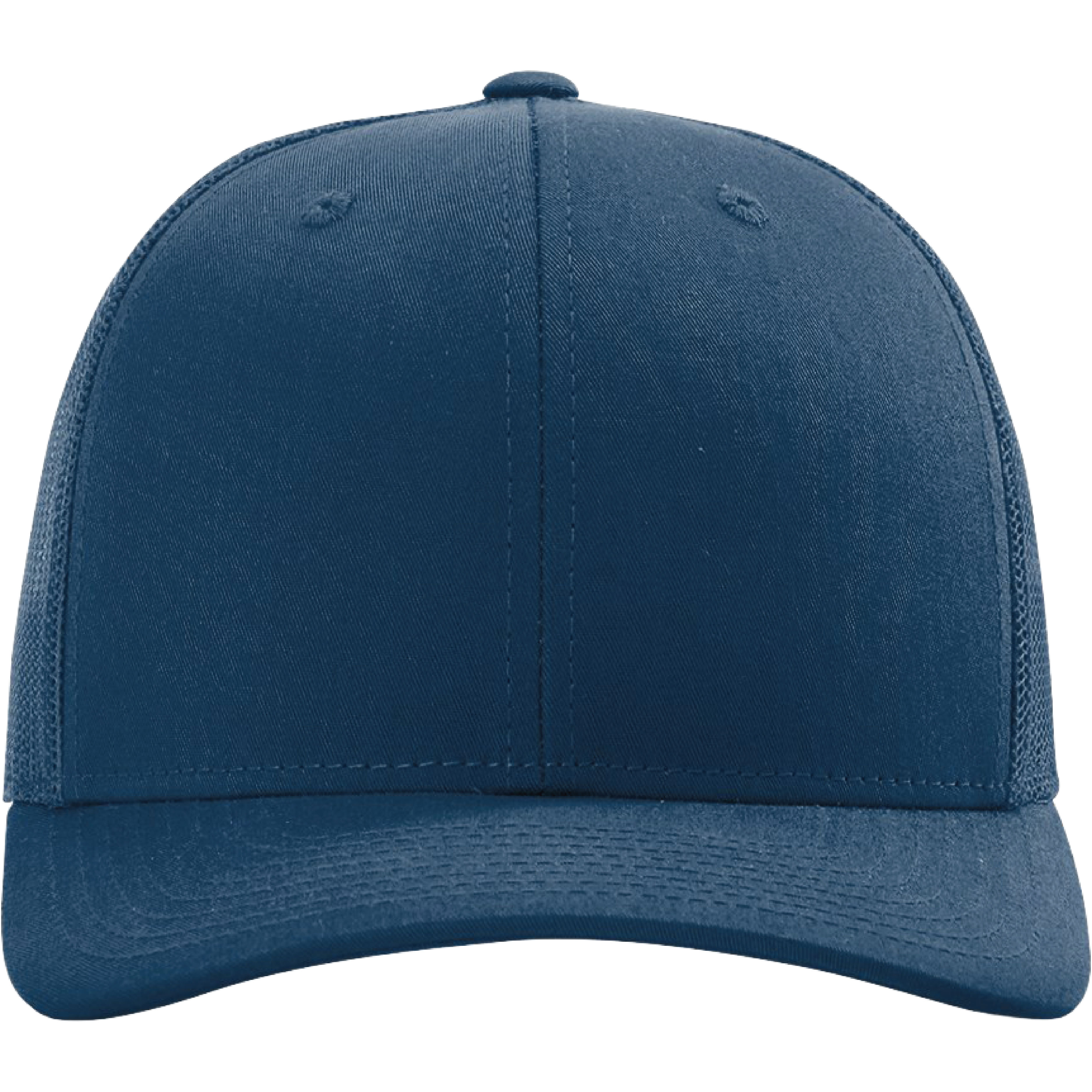 Richardson 112 6-Panel Snapback Trucker Hat w/Leatherette Adhesive Patches or Embroidery 278
