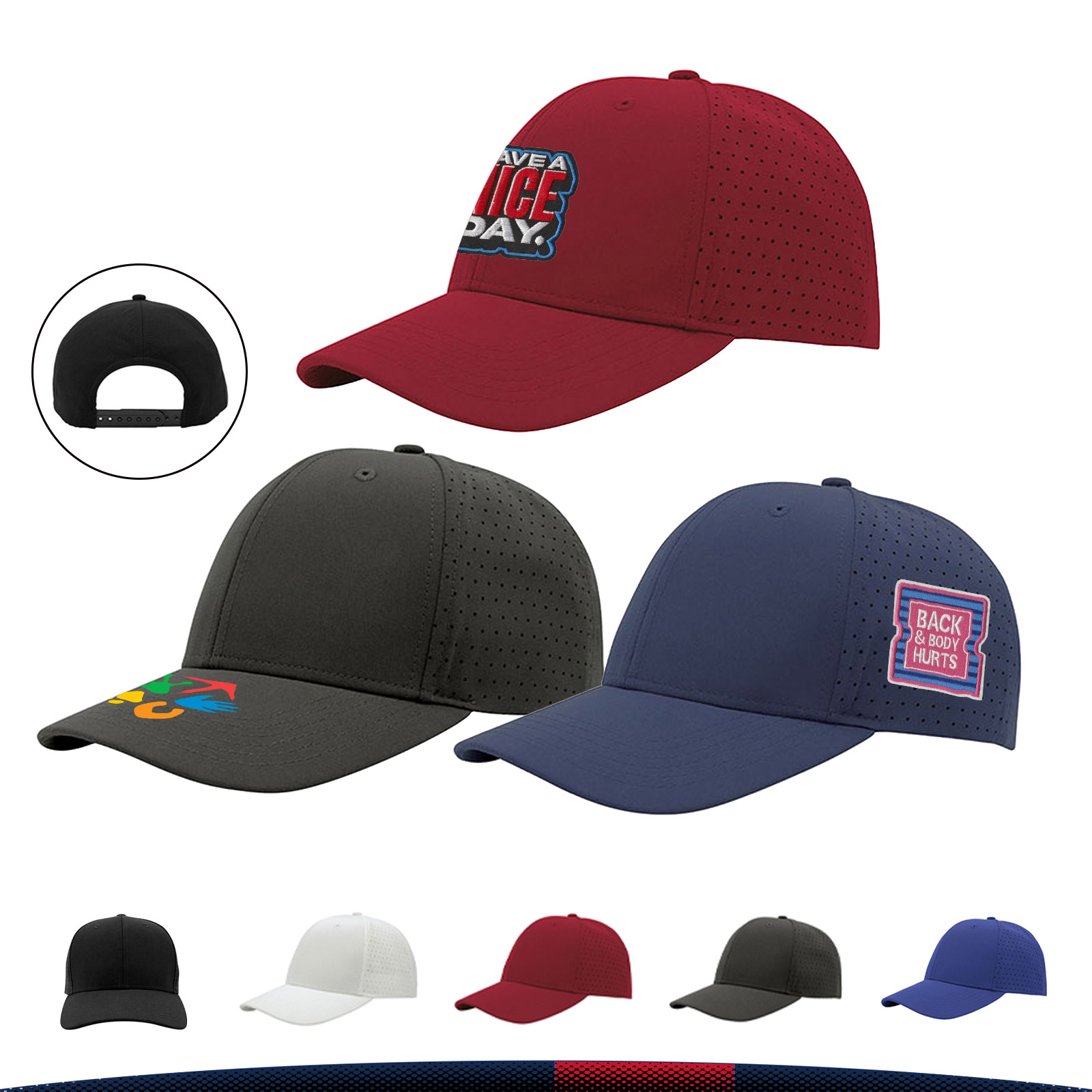 Jeniitail Perforated Performance Cap