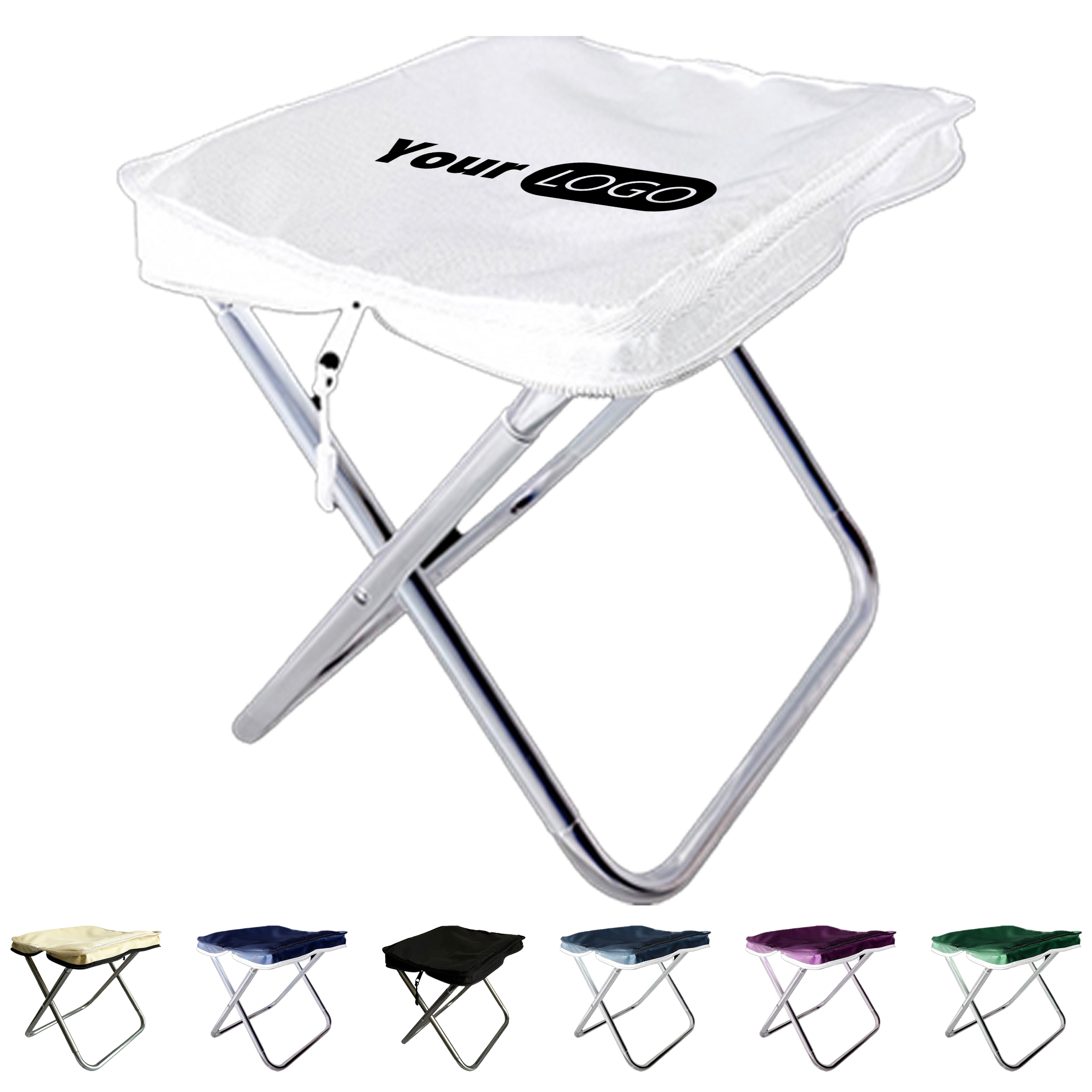 Aluminum Outdoor Handbag Folding Stool 5