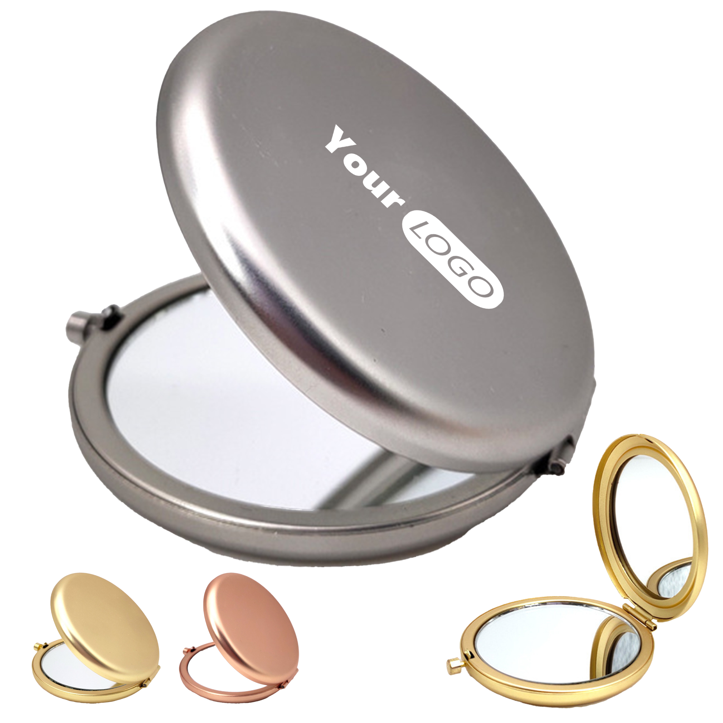 Stainless Steel Portable Creative Double-Sided Folding Mirror 10