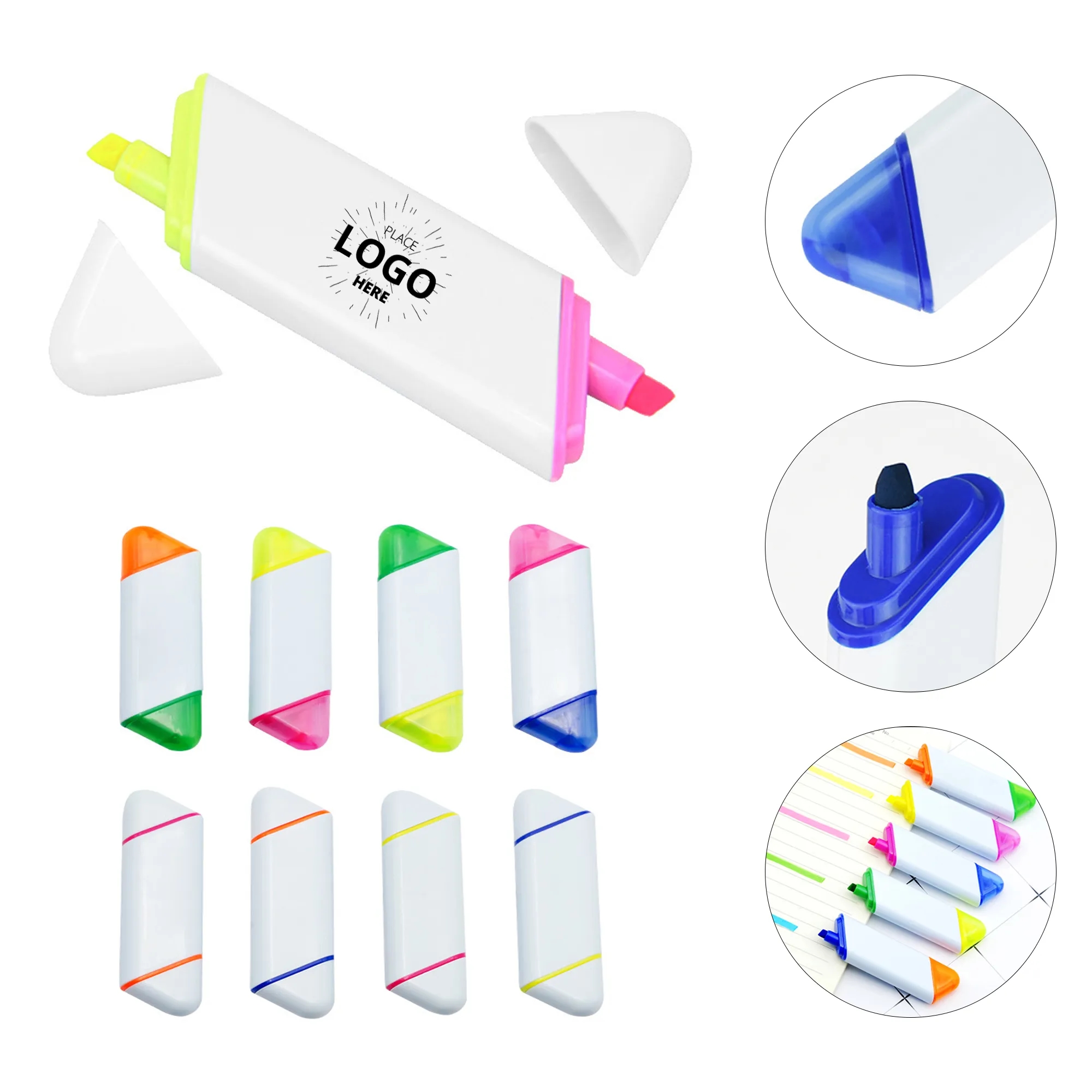 Double Head Quadrilateral Highlighter