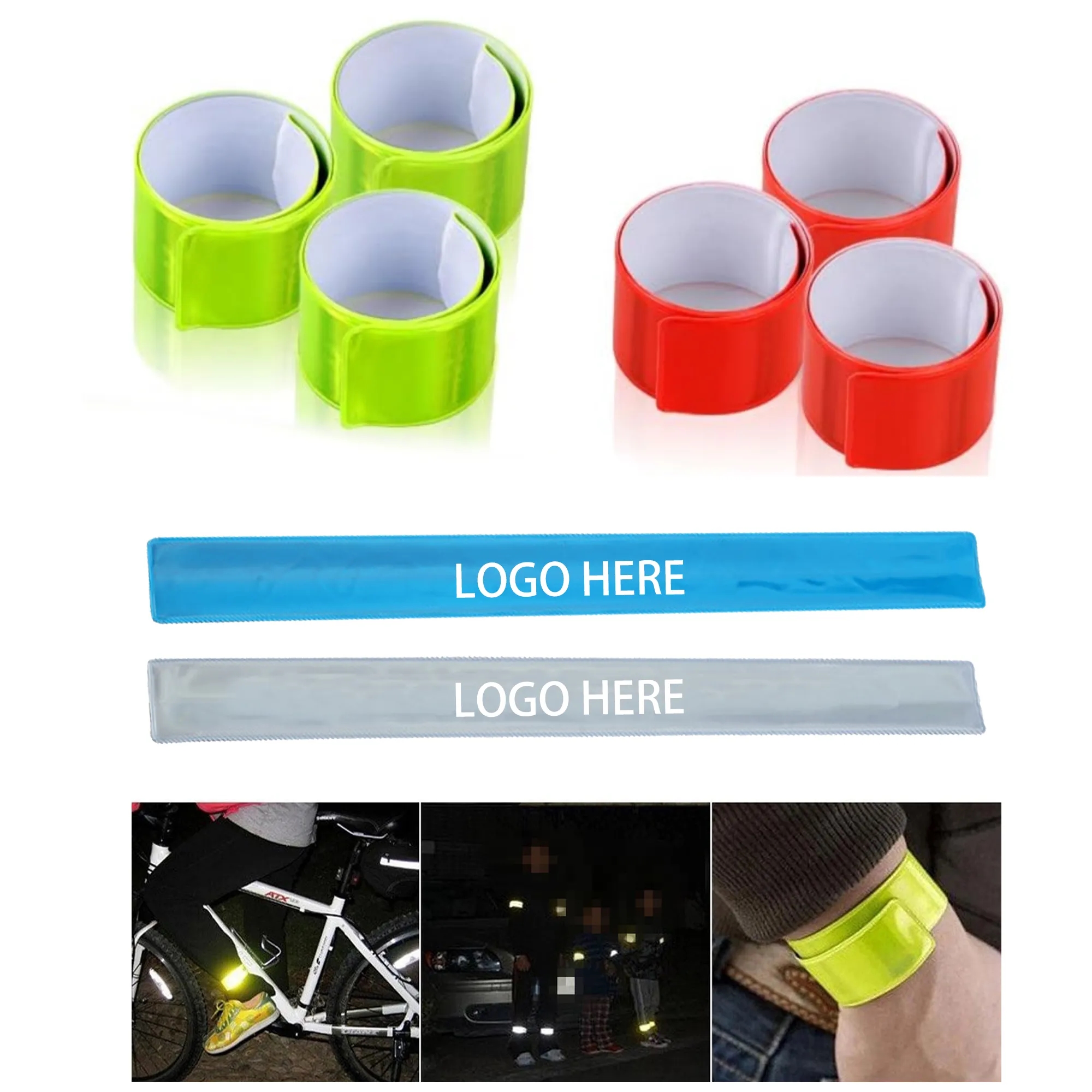 Reflective Slap Bracelet for Night Walking 4