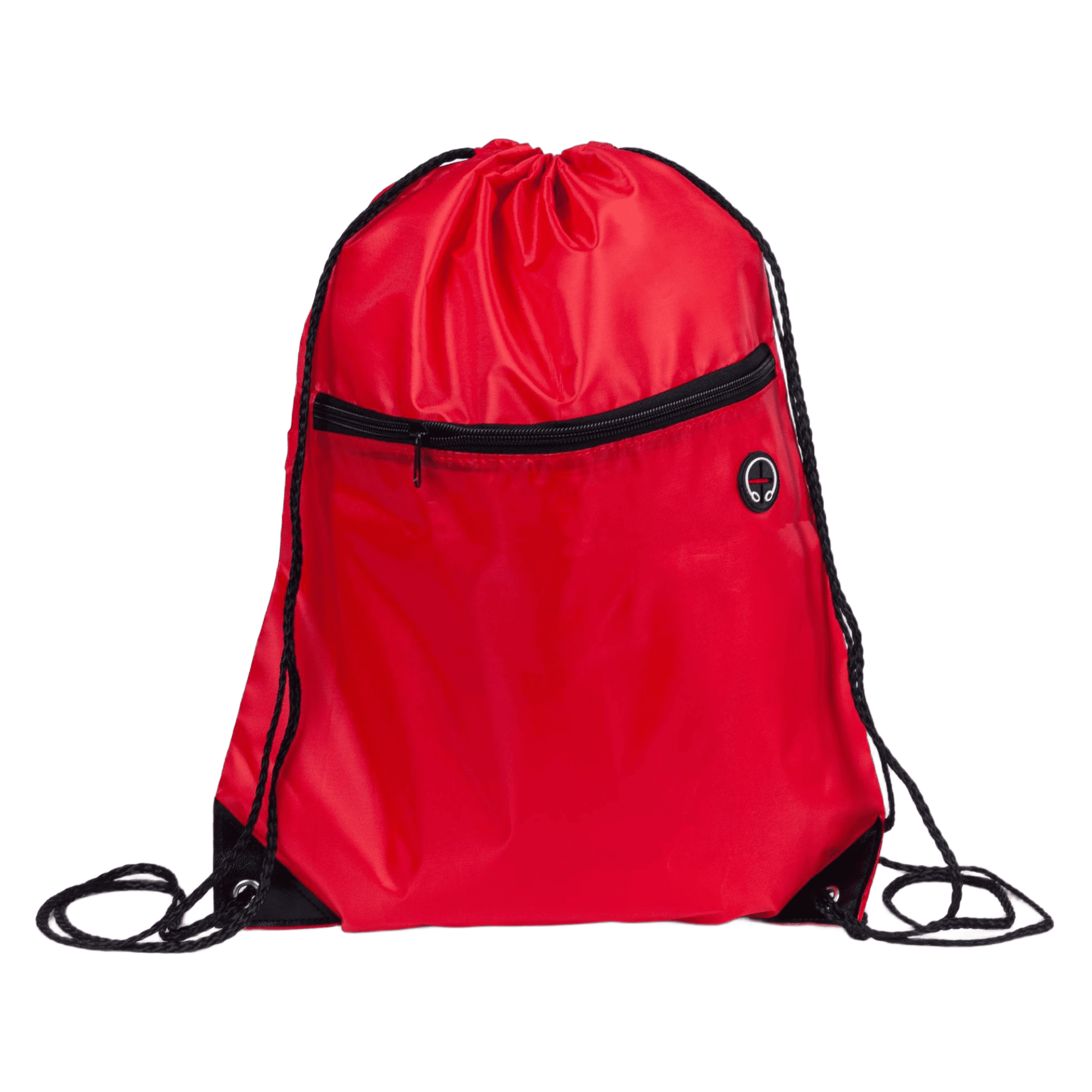 Custom Cinch Sack With Front Zip Pocket 9