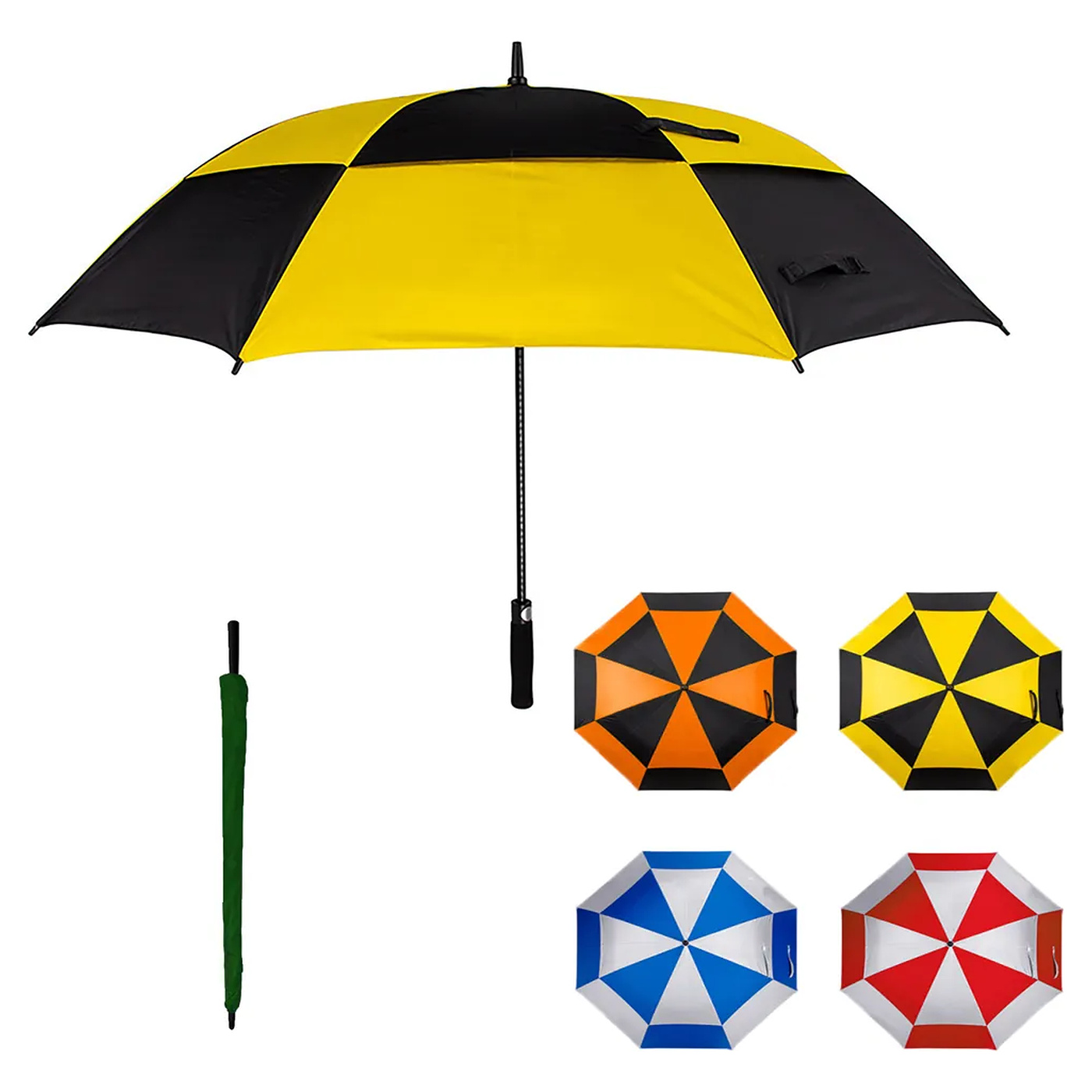 Windproof and Water-Resistant Golf Umbrella