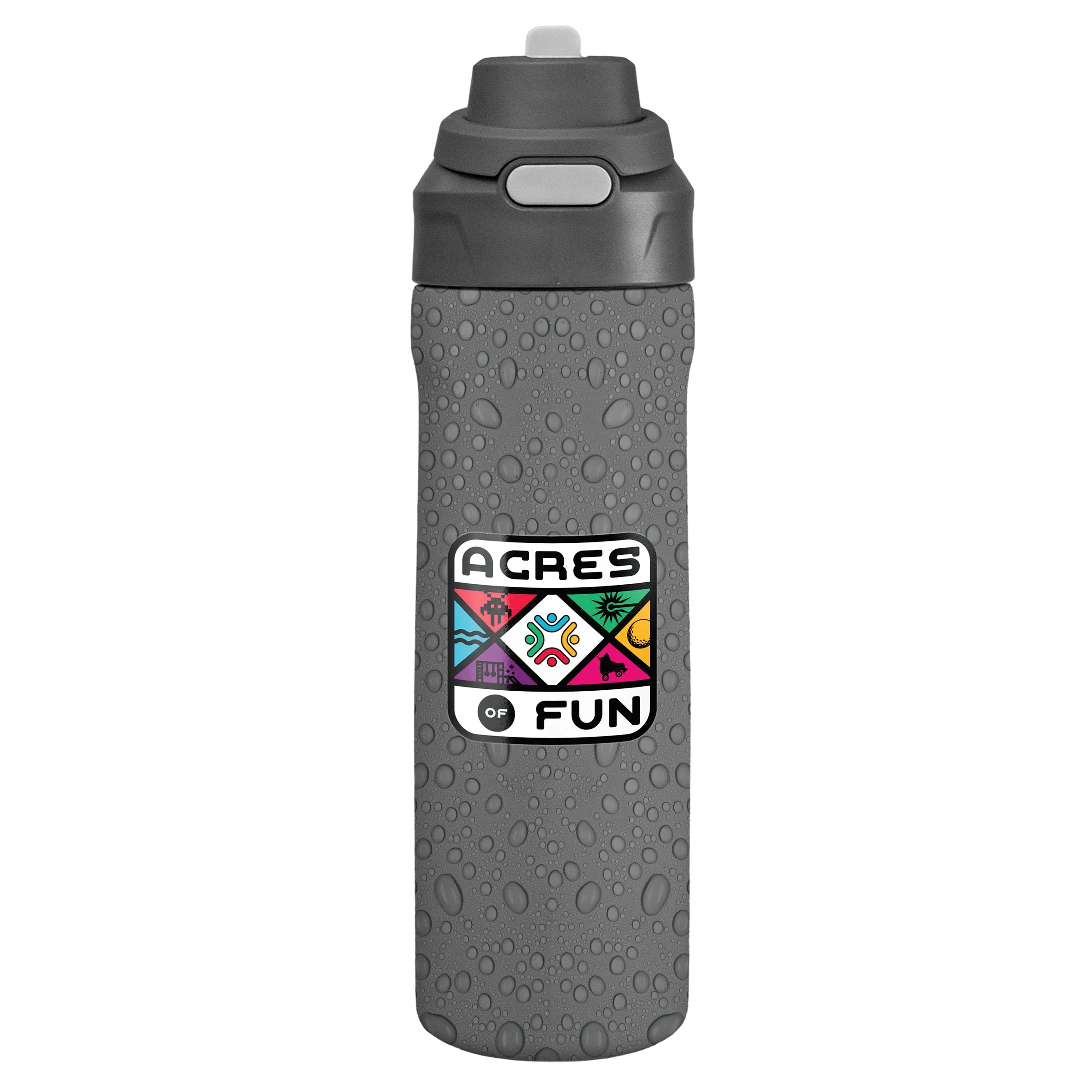 Pop Up 24 Oz. Recycled Raindrop Bottle, custom water bottle with logo imprint 4