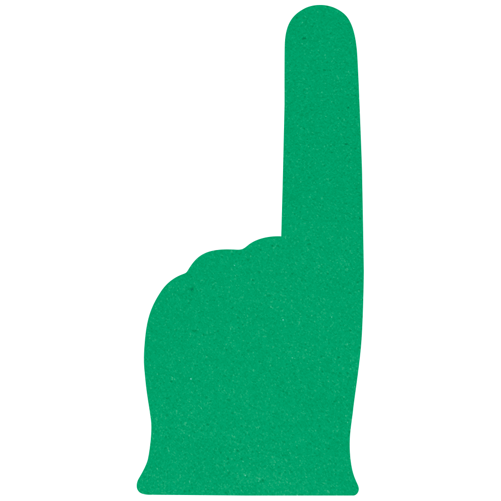 18" Classic #1 Foam Finger 48
