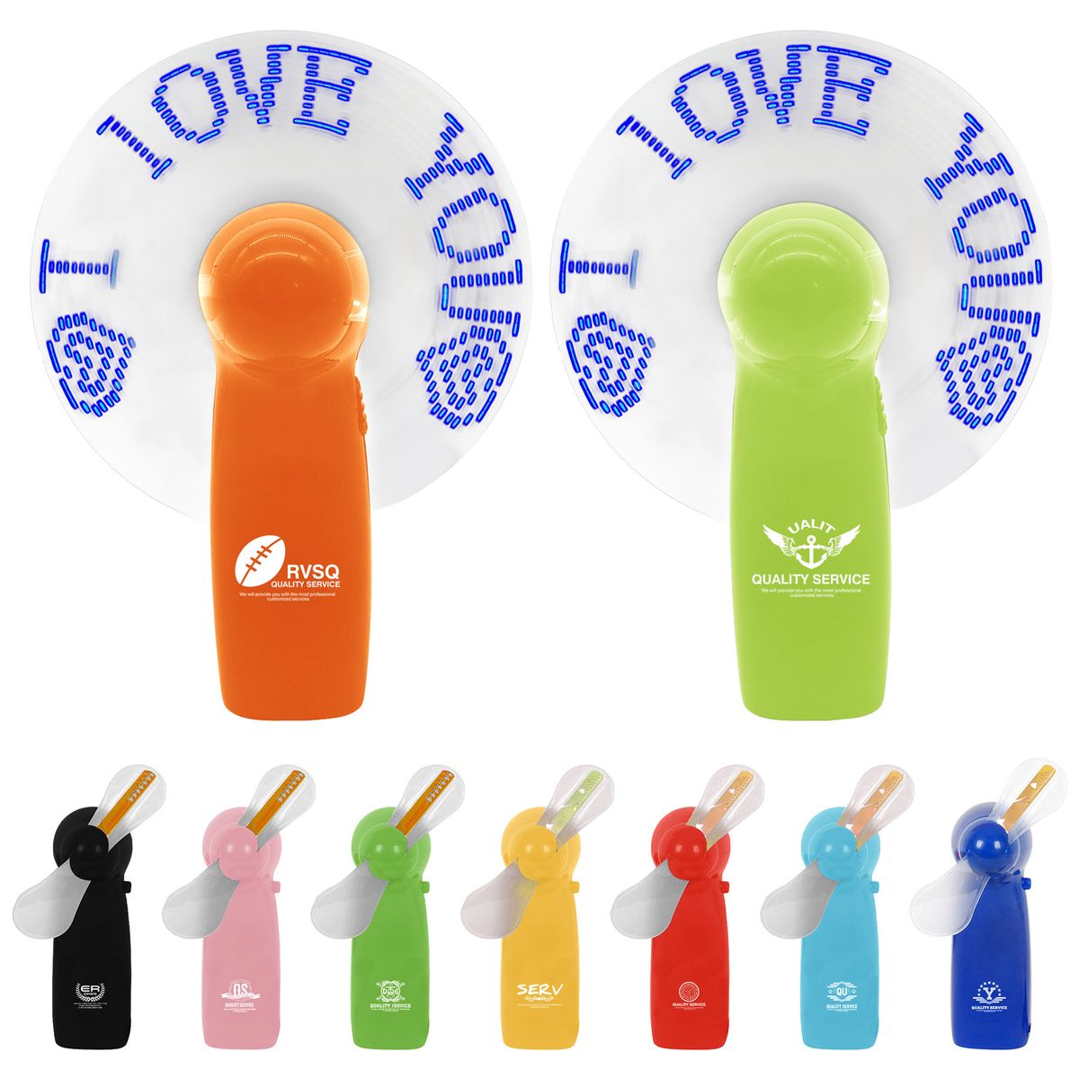 Portable Flash LED Fan | Purely Promo | Santa Clarita Promotional Products