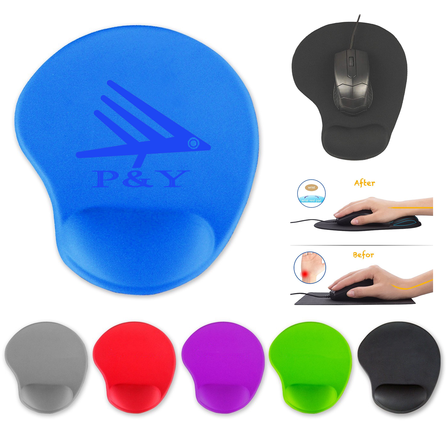 Wrist Rest Mouse Pad