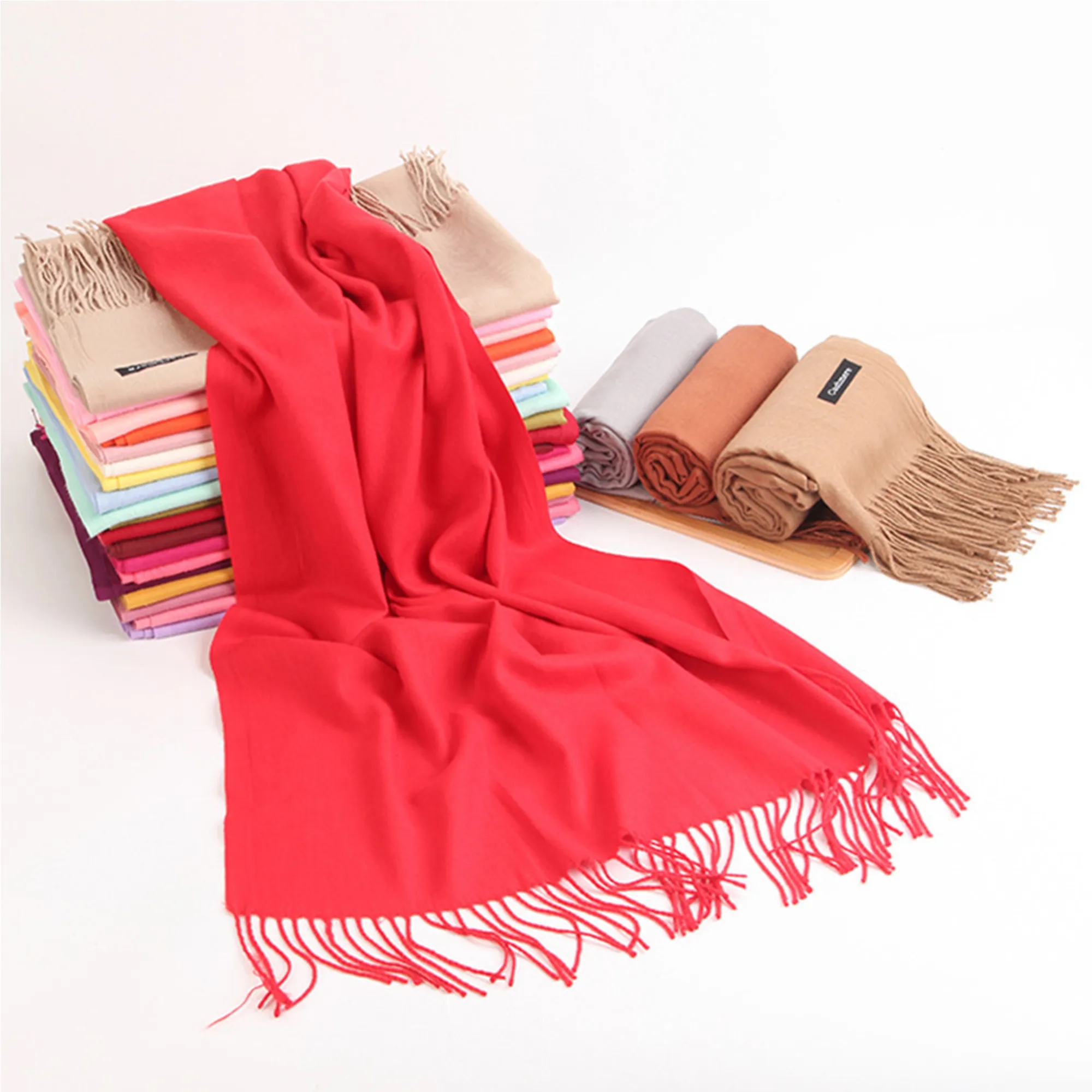 Full Color Cashmere Pashmina Shawls Scarf 4
