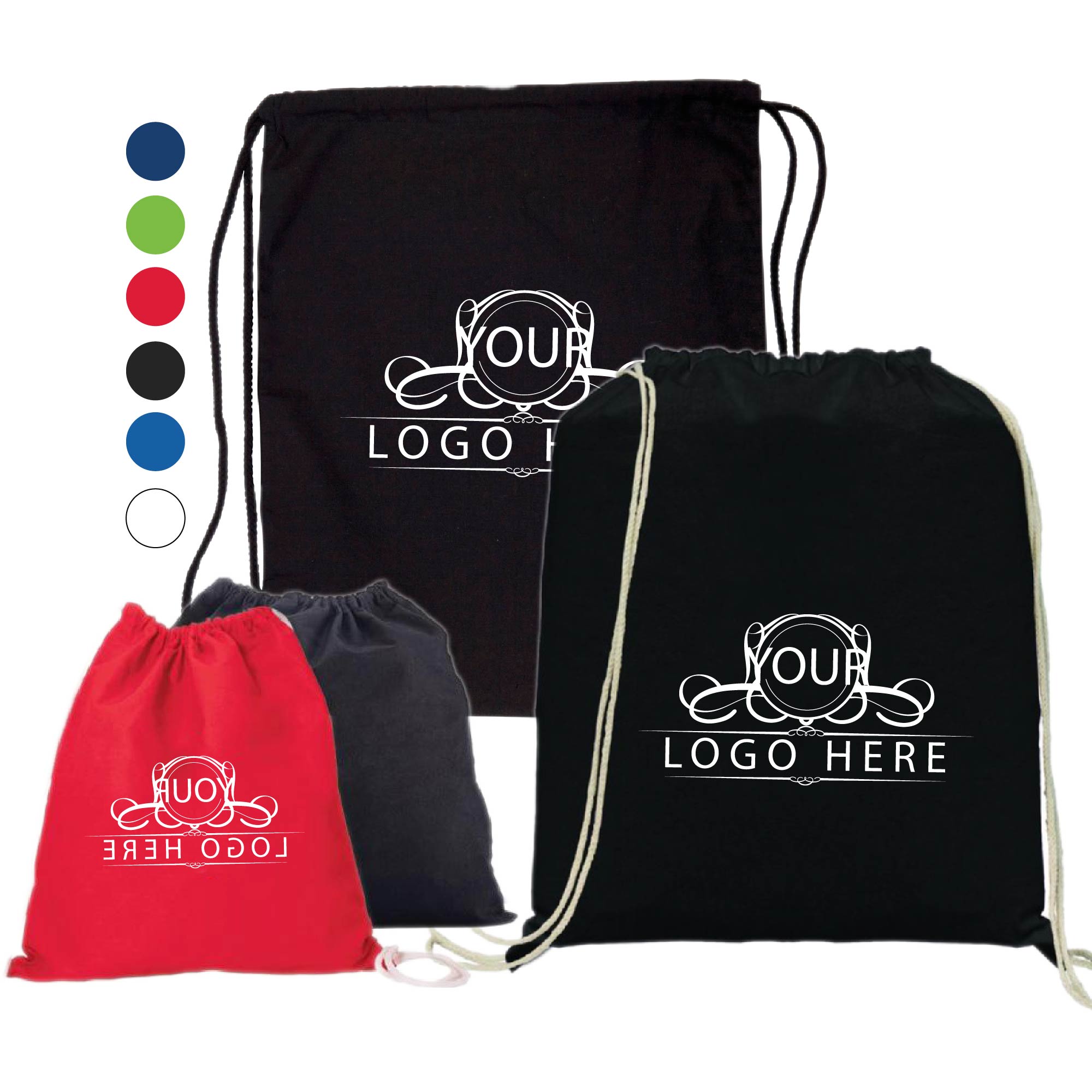 Cotton Canvas Drawstring Bag 4