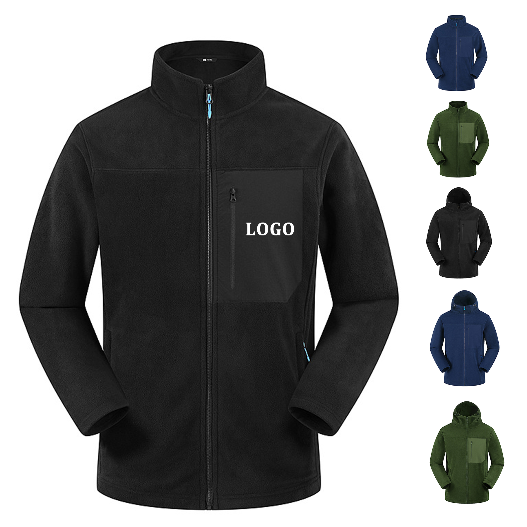Polar Fleece Zip Up Winter Softshell Jacket 17