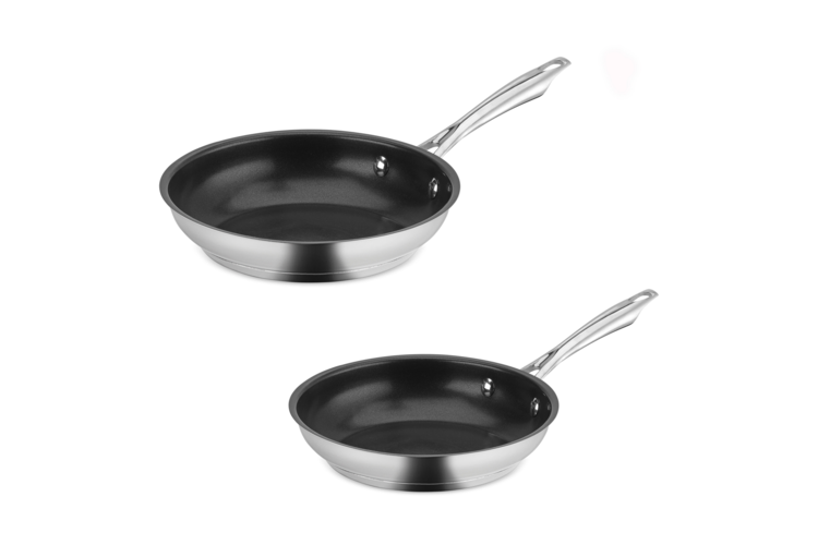 Cuisinart Professional Series Stainless Steel 2-Pack Non-Stick Skillet Set - Thumbnail 5