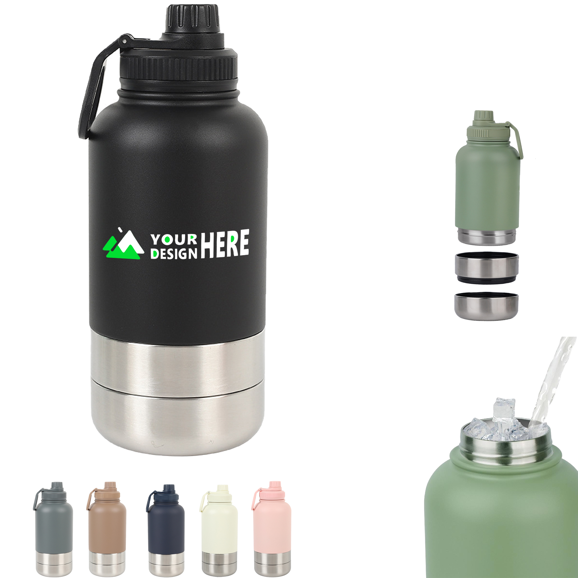 32Oz Sports Outdoor Stainless Steel Thermos Cup 5