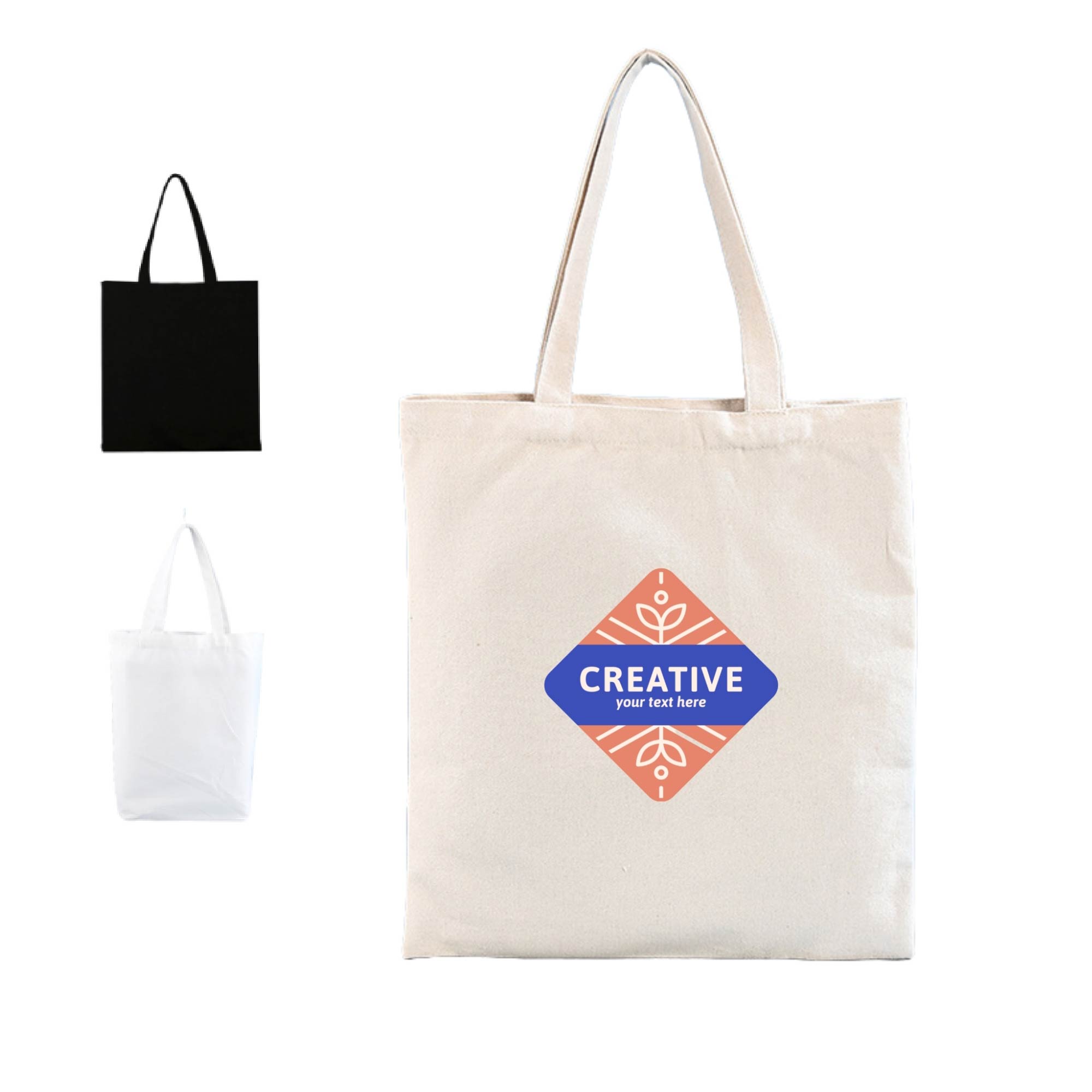 MOQ 10pcs Reusable Shopping Tote, custom tote bag with logo imprint 3